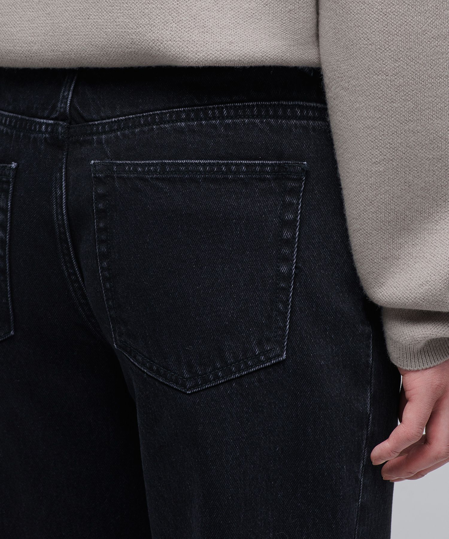MUSINSA | MUSINSA STANDARD CONE Straight Denim Pants [Washed