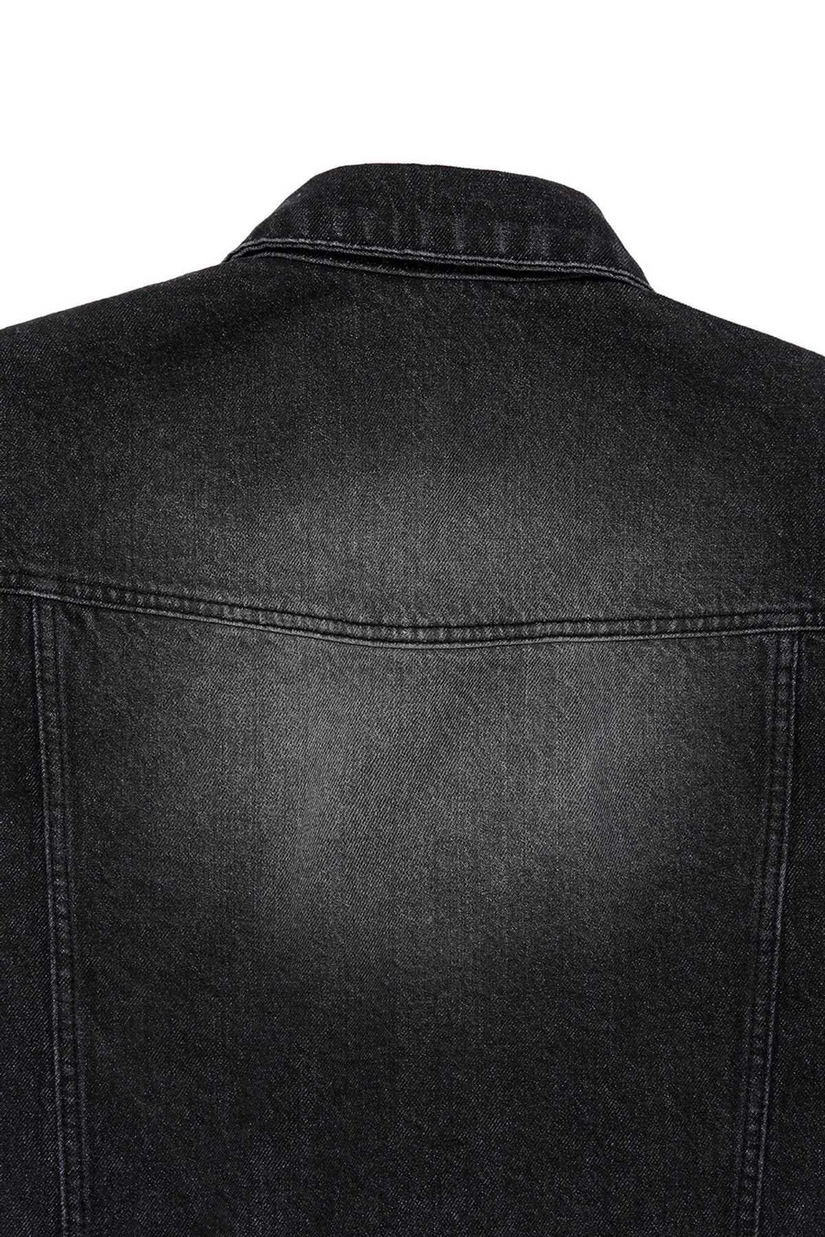 비바스튜디오(VIVASTUDIO) DENIM TRUCKER JACKET [BLACK]