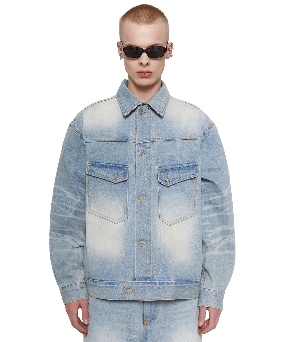 비바스튜디오(VIVASTUDIO) DENIM TRUCKER JACKET [BLUE]