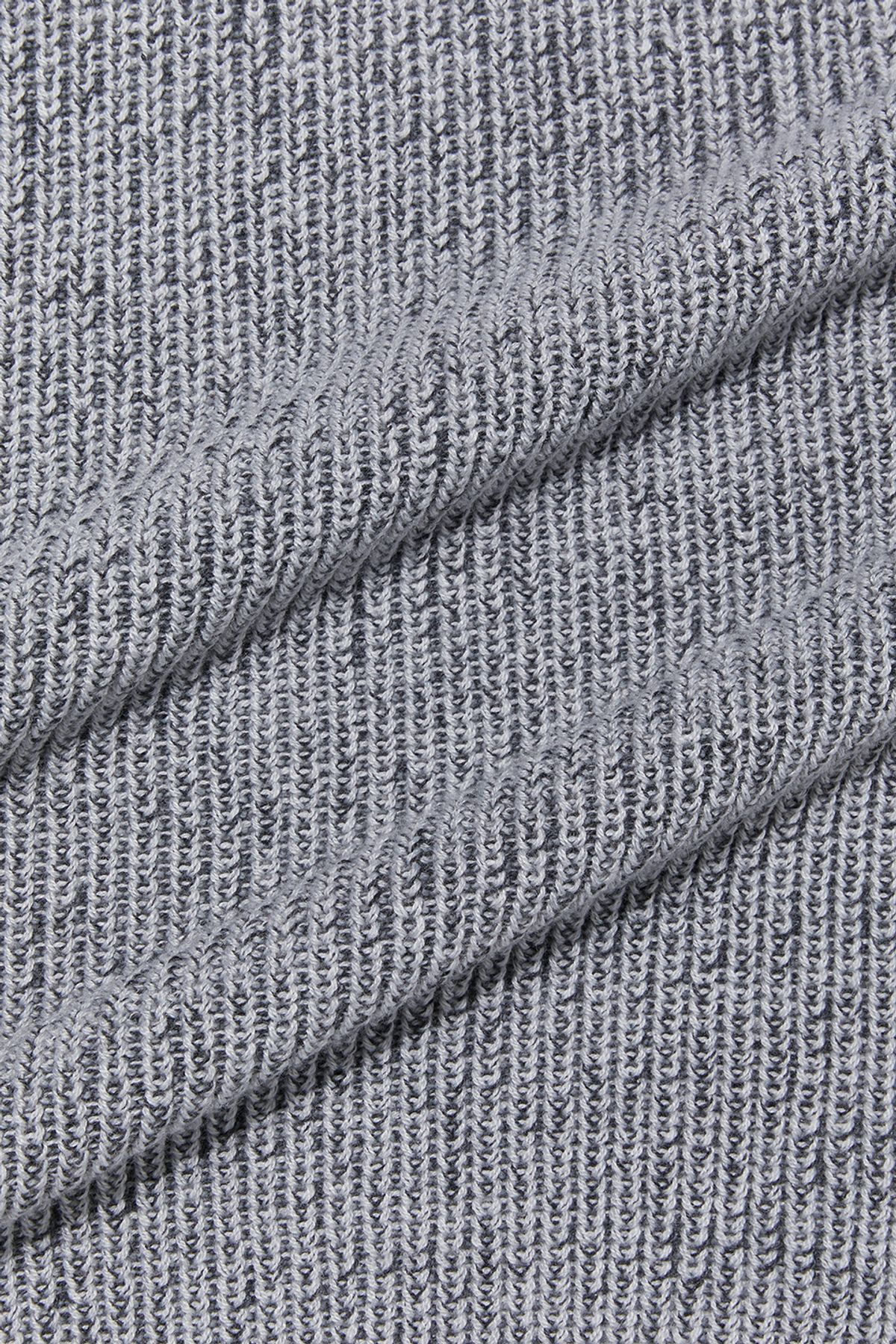 비바스튜디오(VIVASTUDIO) TWO TONE COLLAR KNIT [GRAY]