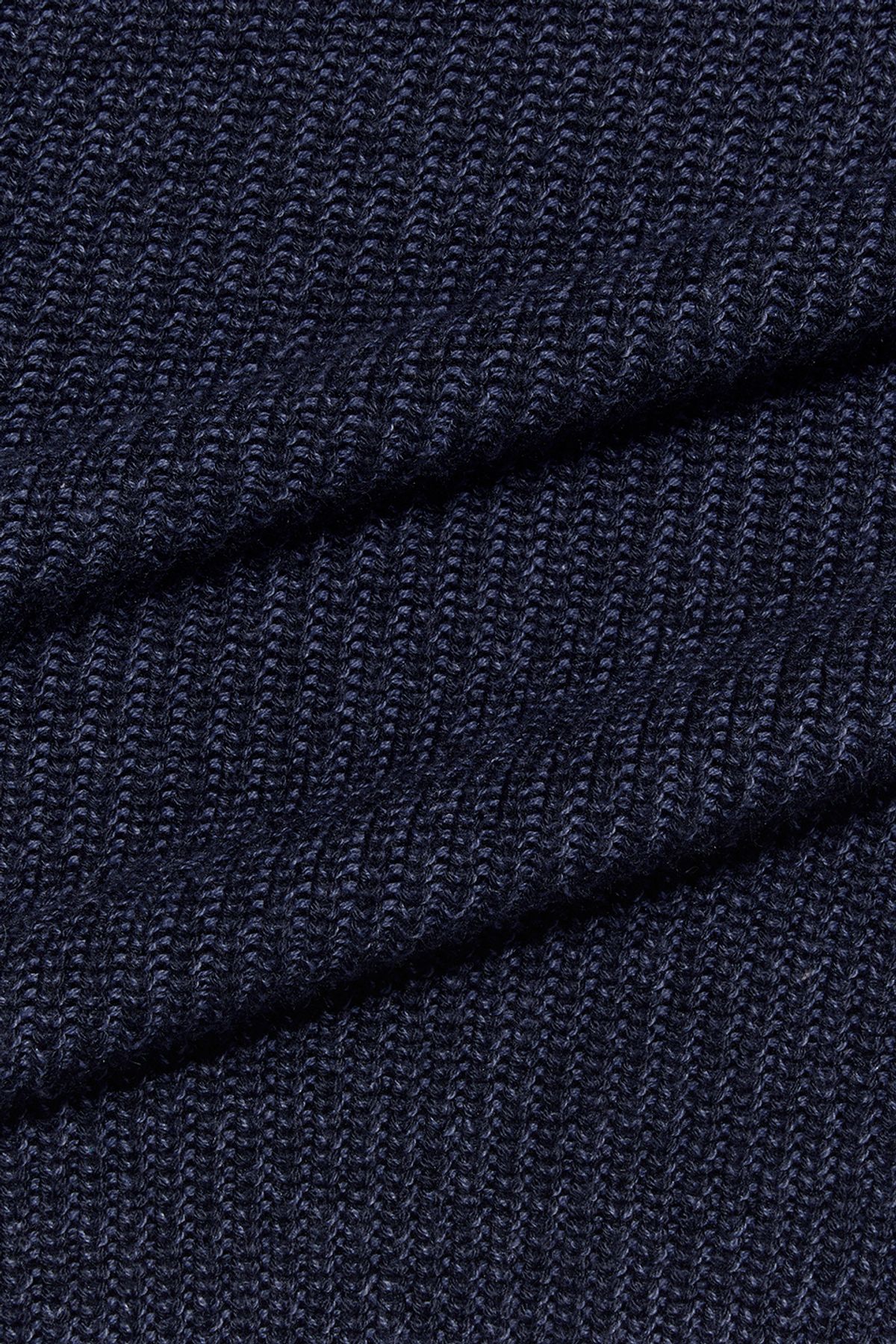 비바스튜디오(VIVASTUDIO) TWO TONE COLLAR KNIT [NAVY]