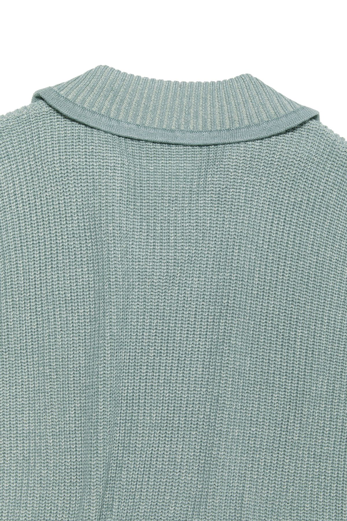 비바스튜디오(VIVASTUDIO) TWO TONE COLLAR KNIT [MINT]