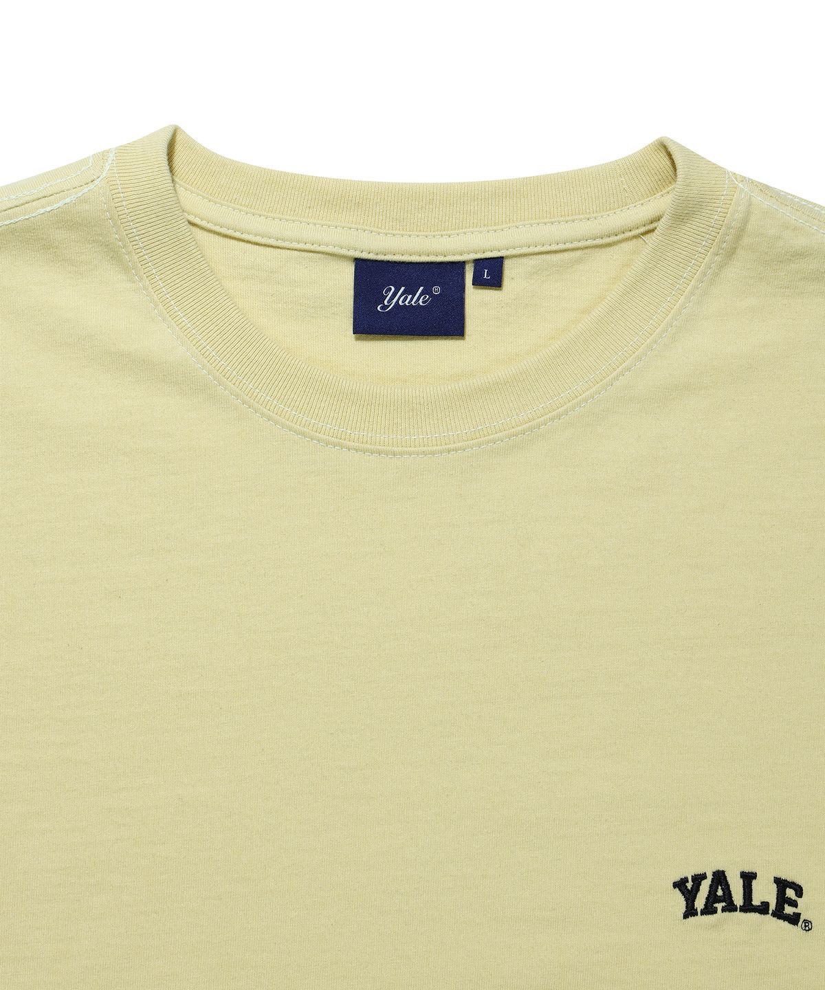 예일(YALE) [ONEMILE WEAR] SMALL ARCH TEE VINTAGE YELLOW