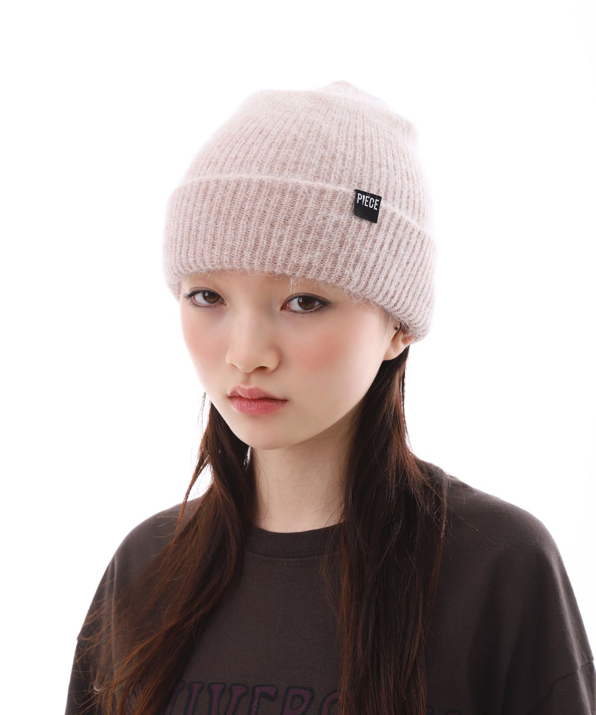 피스메이커(PIECE MAKER) PIECE ANGORA BEANIE (BEIGE)