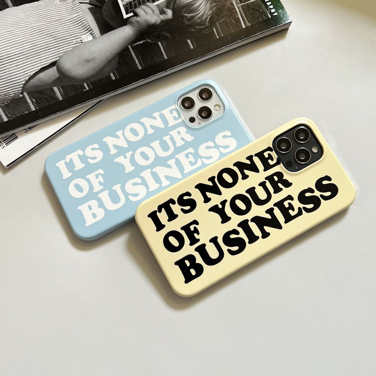 에이쓰리비쓰리(A3B3) (Phone Case) Its none of your business 4 Color