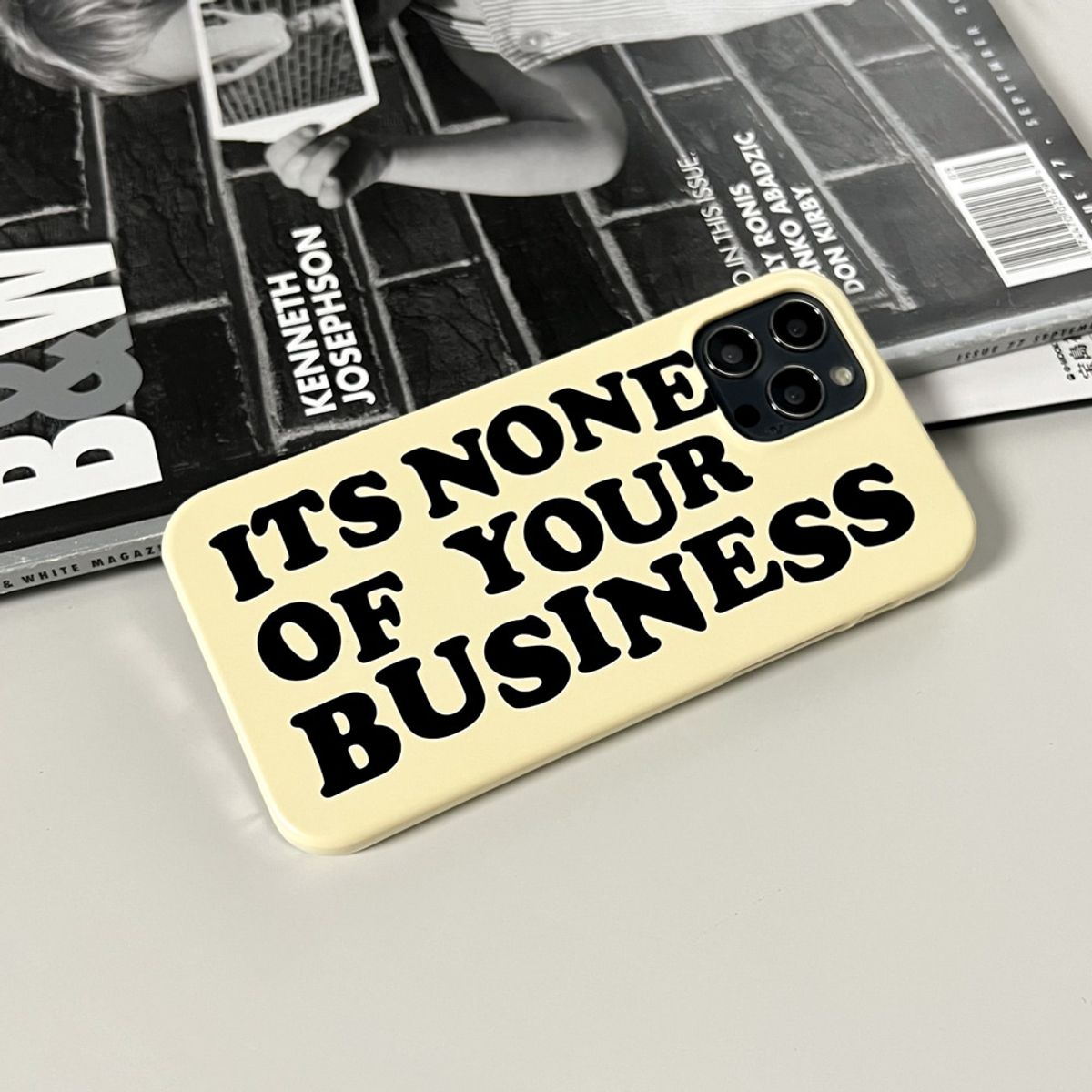 에이쓰리비쓰리(A3B3) (Phone Case) Its none of your business 4 Color