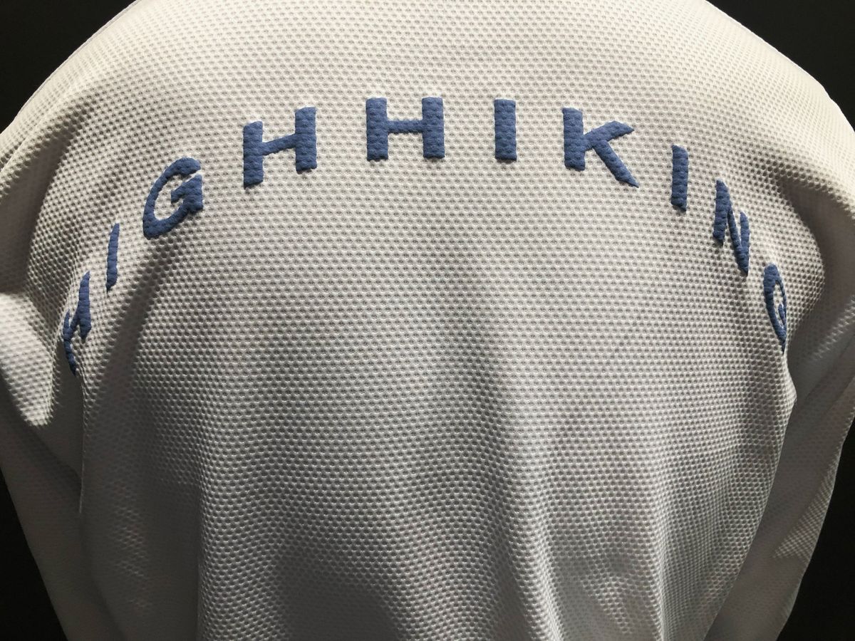 하이하이킹(HIGHHIKING) 와플 롱 슬리브 티셔츠 ( 흰색 )