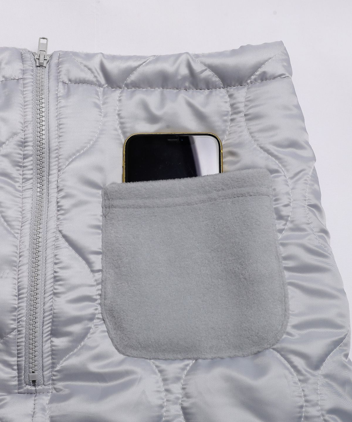 피스메이커(PIECE MAKER) QUILTING SKIRT (GREY)