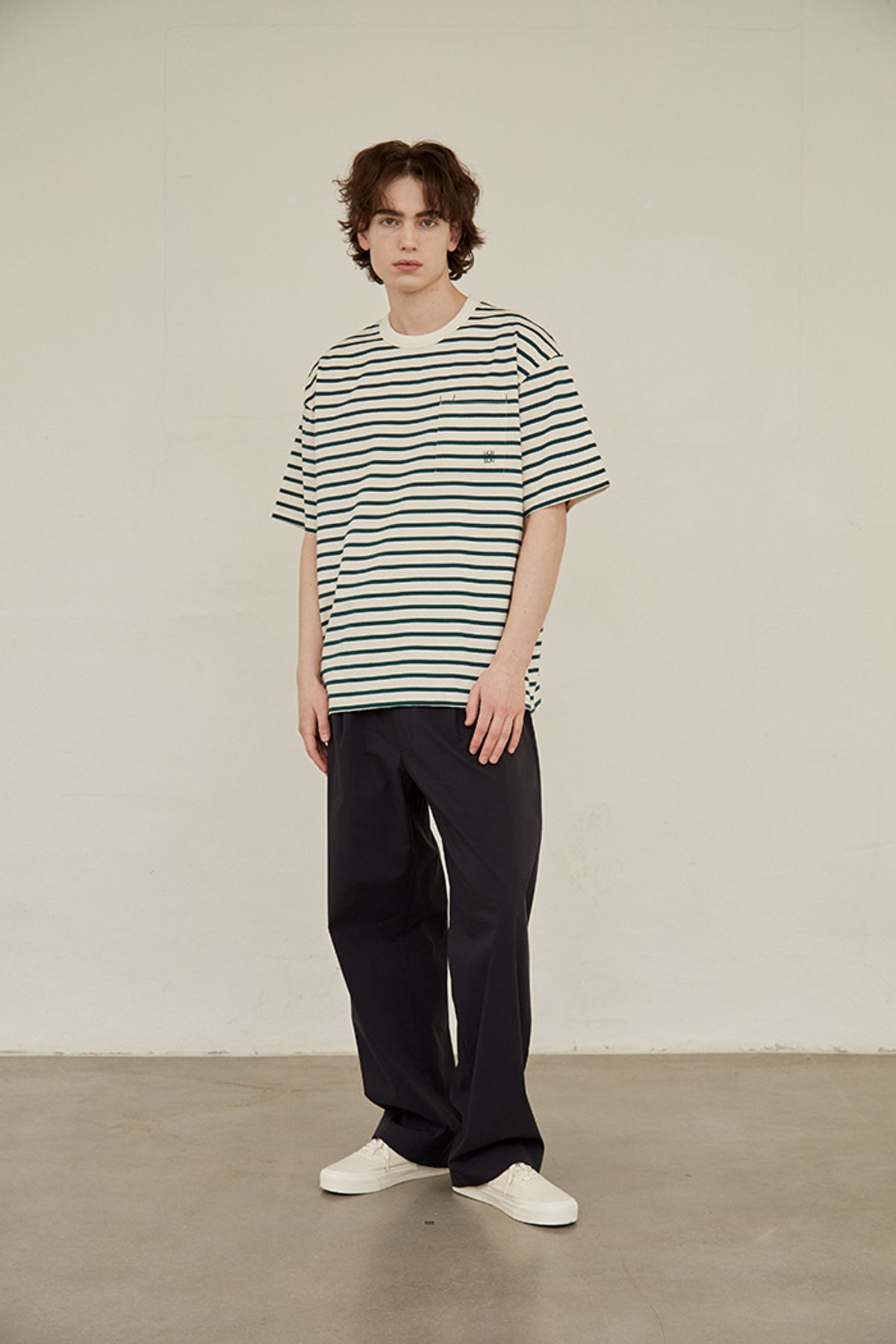 홀리선(HORLISUN) 22SS Heights Stretch Wide Pants Dark Navy