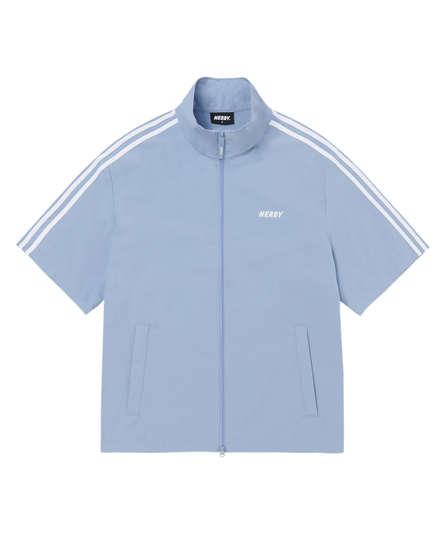 さらに100円引き◆NERDY◆NY short sleeve windbreaker MUSINSA | NERDY NY Short Sleeve Windbreaker (23SS) Sky Blue