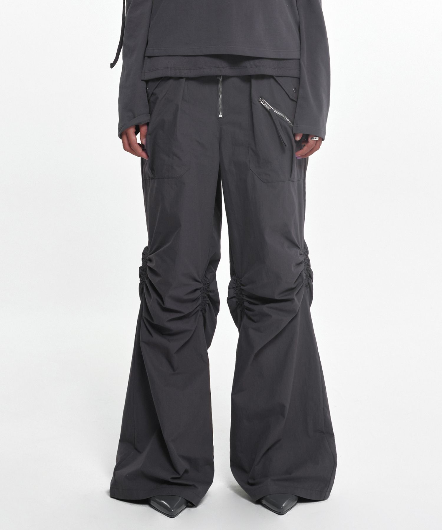NACHE★韓国★人気★男女兼用★EXPOSURE ZIP DETAIL PANTS 4色 NACHE☆韓国☆人気☆男女兼用☆EXPOSURE ZIP DETAIL PANTS 4色