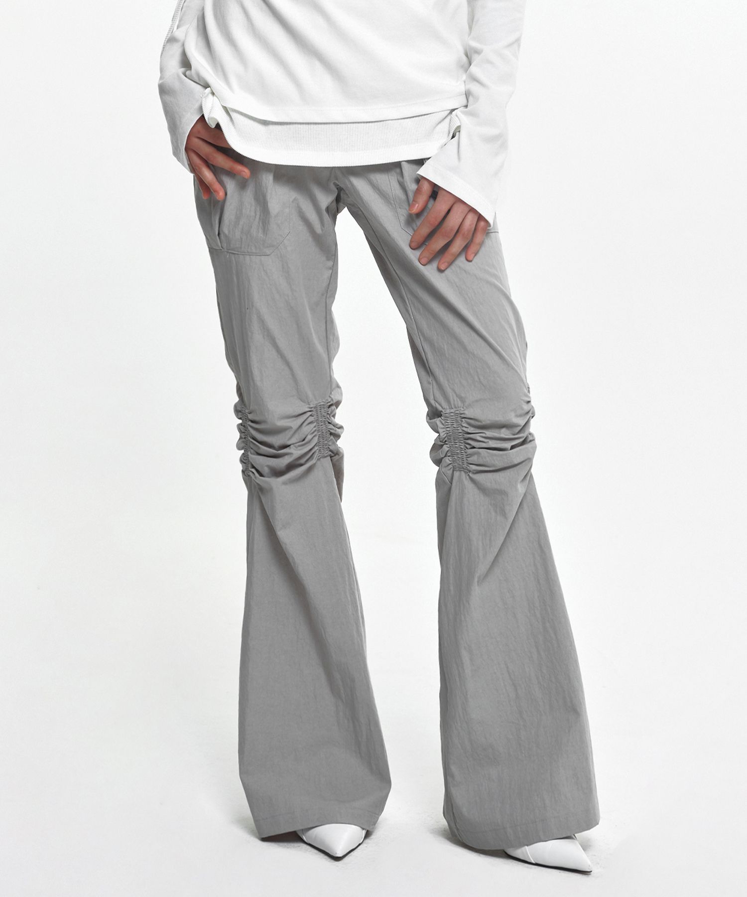 MUSINSA公式 | NACHE EXPOSURE ZIP DETAIL PANTS (UNISEX) BLACK