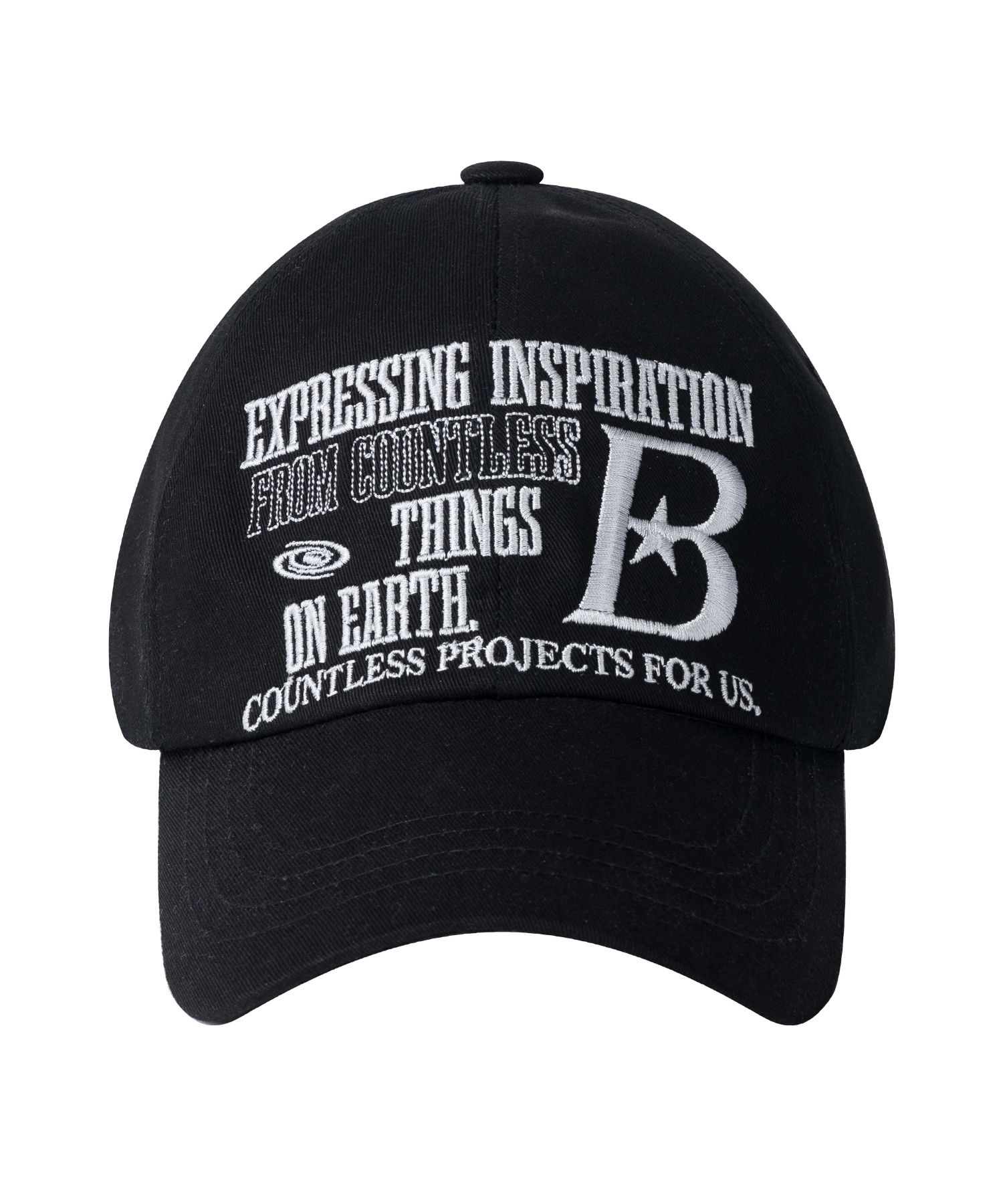 【BAUF】B LOGO BALL CAP MUSINSA | BAUF B LOGO Ball Cap [All Black]