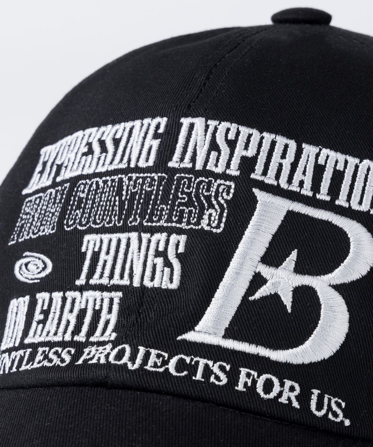 바우프(BAUF) B LOGO 볼캡 [올 블랙]