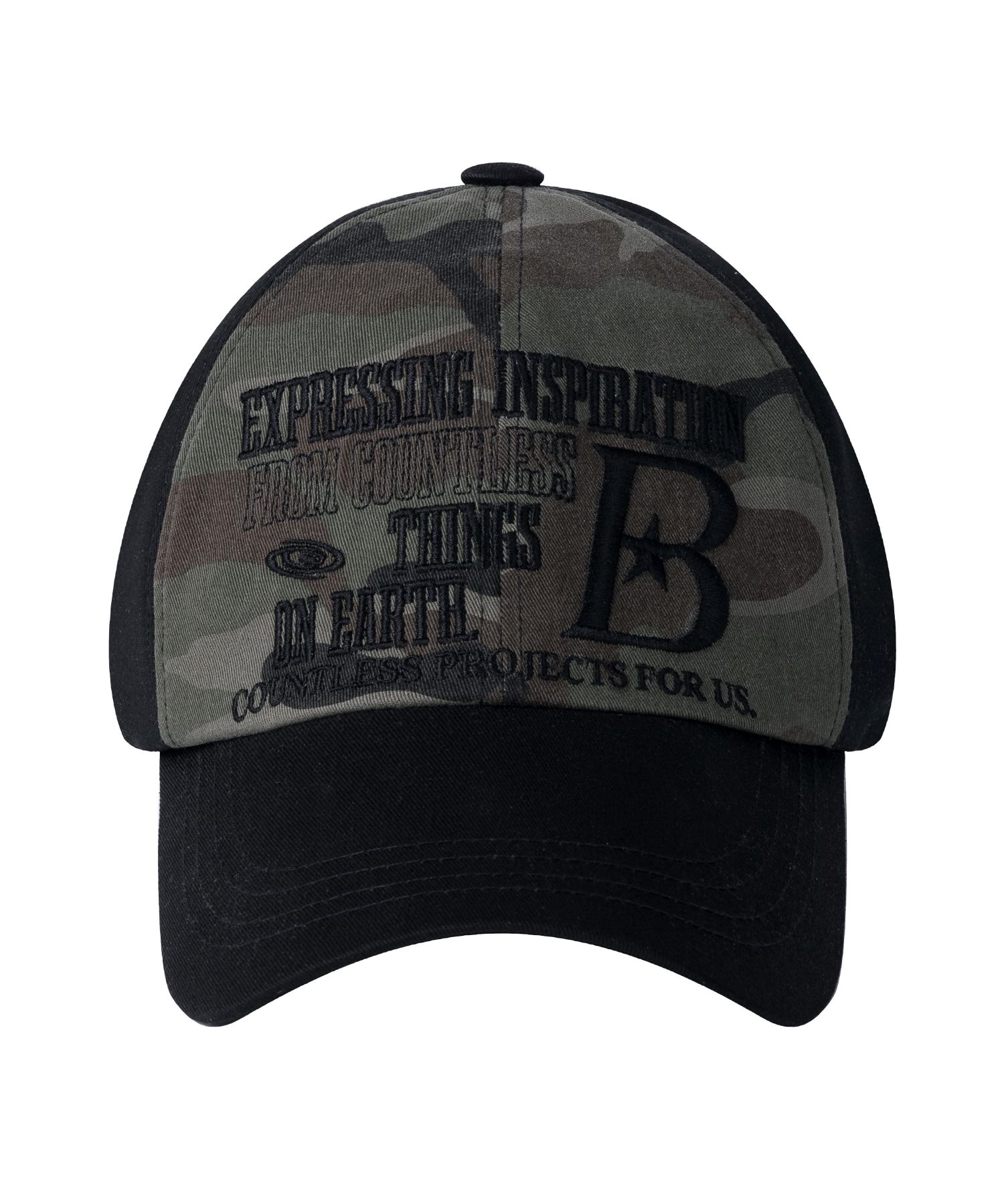 ◆bauf◆ B LOGO ball cap camo black MUSINSA | BAUF B LOGO Ball Cap [Camo Black]