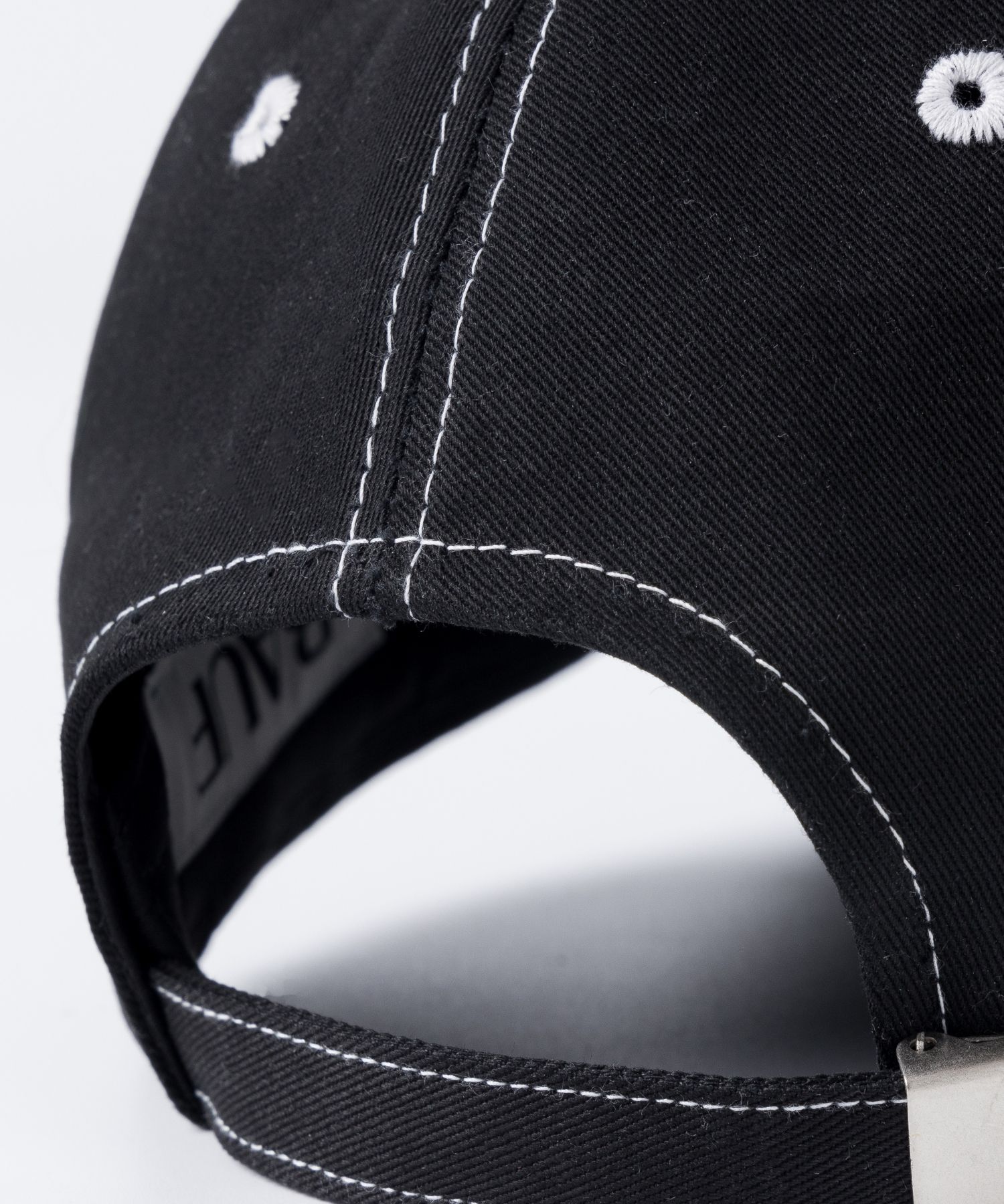 MUSINSA公式 | BAUF HWC Ball Cap [Stitch Black]