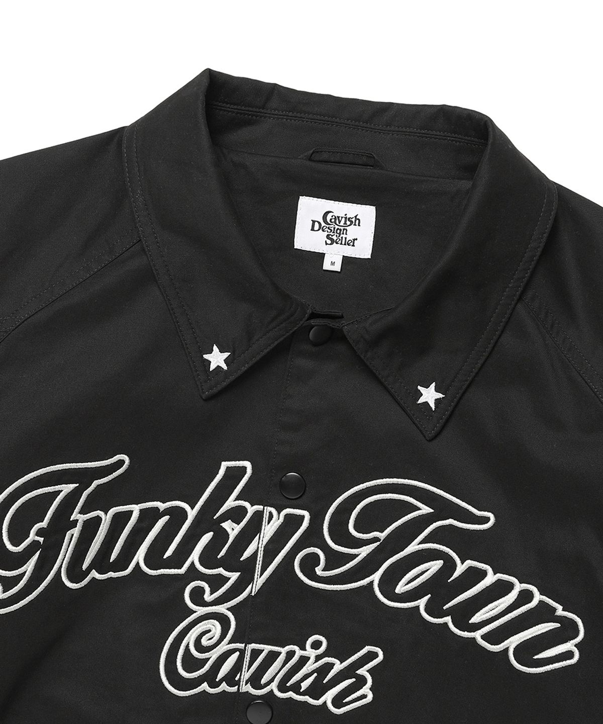 카비시(CAVISH) FUNKY TOWN BOMBER JACKET BLACK(CV2DSUJ240A)