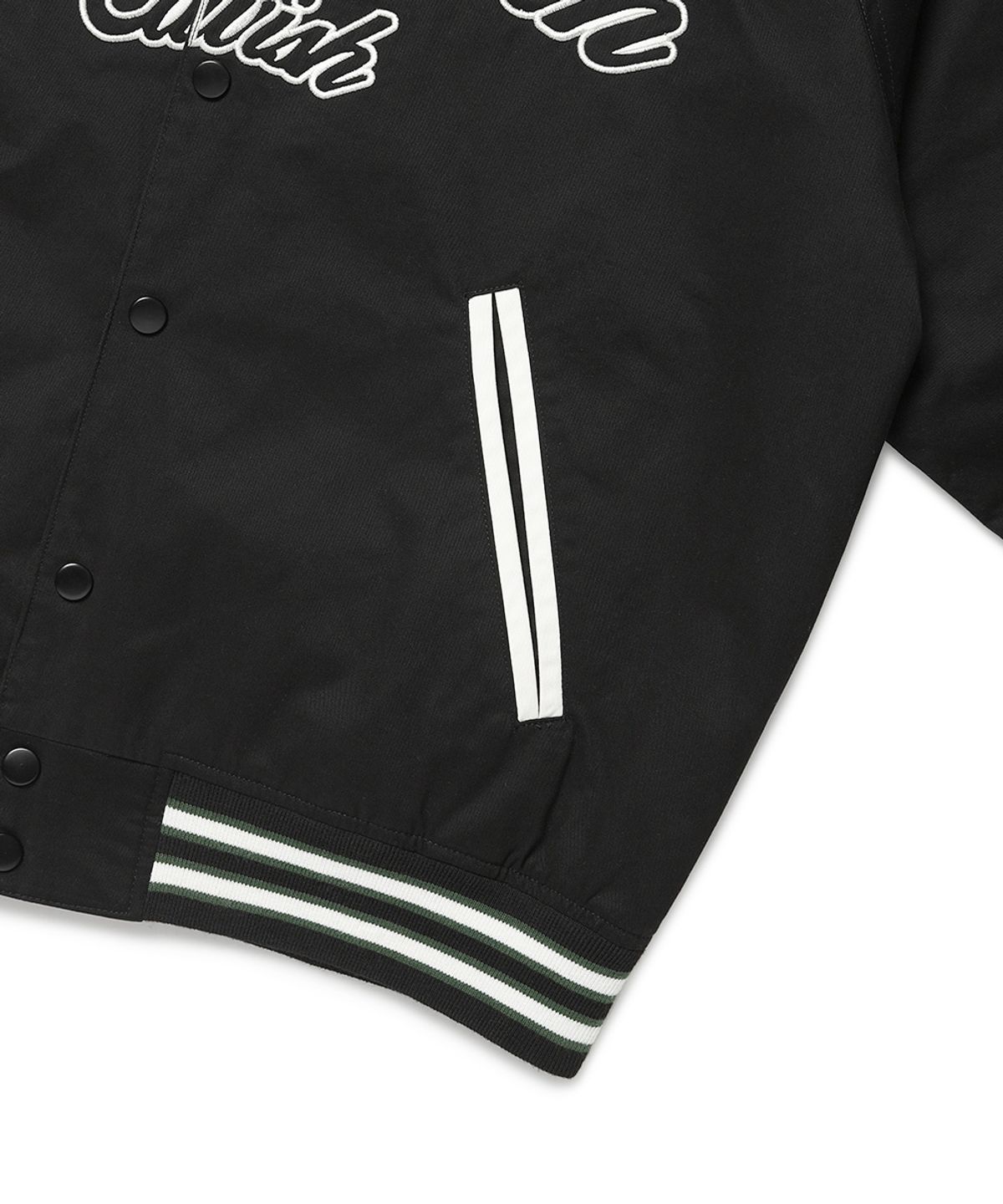 카비시(CAVISH) FUNKY TOWN BOMBER JACKET BLACK(CV2DSUJ240A)