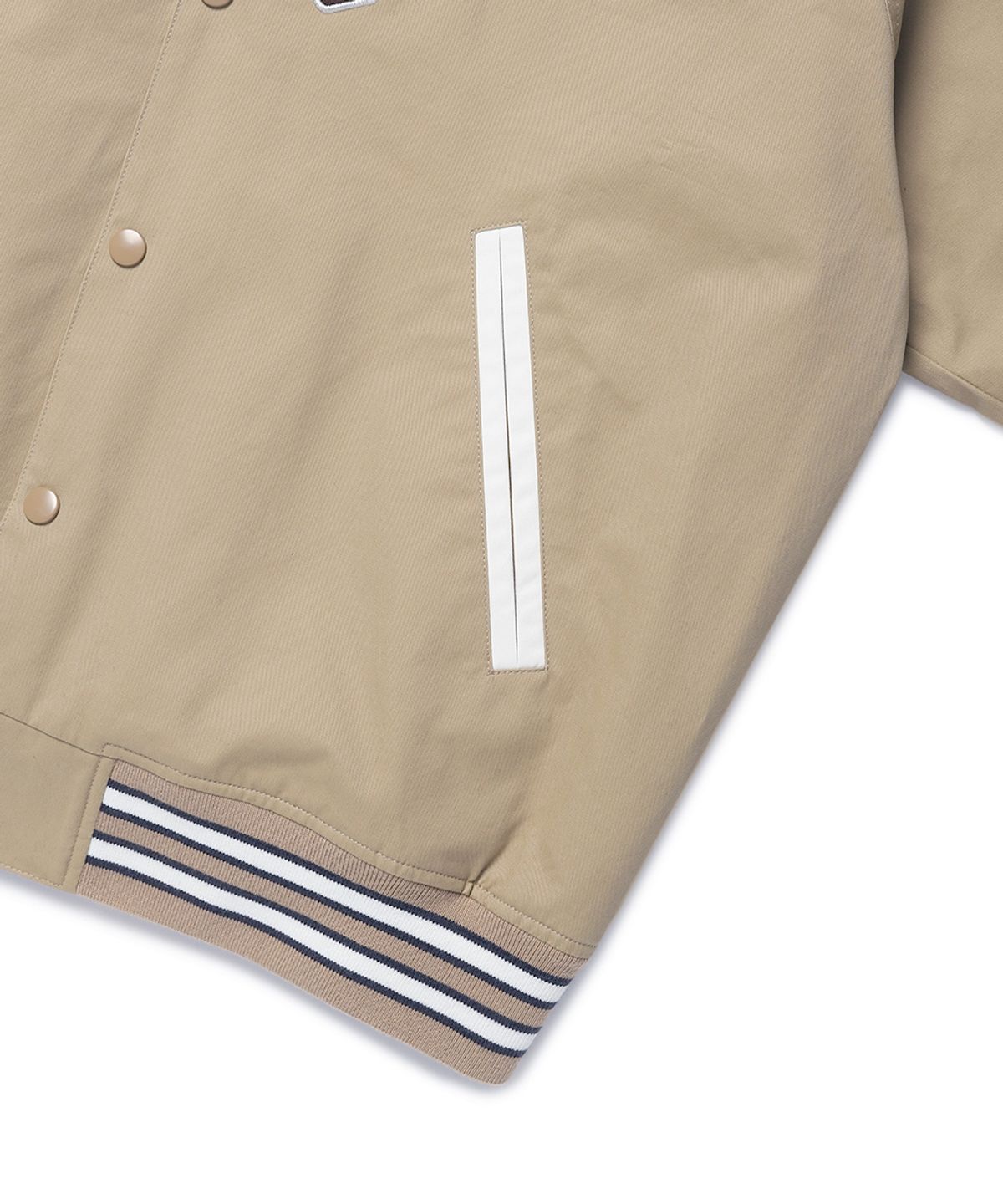 카비시(CAVISH) FUNKY TOWN BOMBER JACKET BEIGE(CV2DSUJ240A)