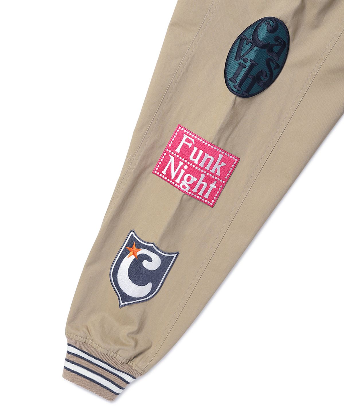 카비시(CAVISH) FUNKY TOWN BOMBER JACKET BEIGE(CV2DSUJ240A)