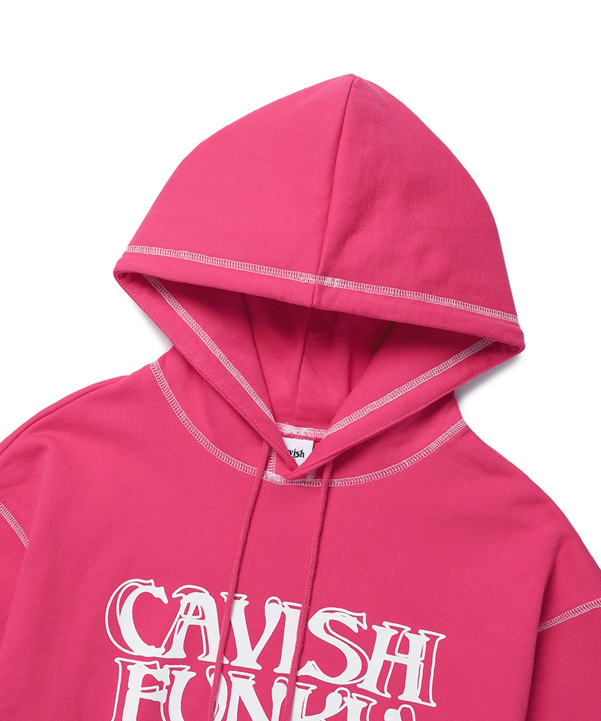 카비시(CAVISH) CFT STITCH POINT HOODIE PINK(CV2DSUM404A)