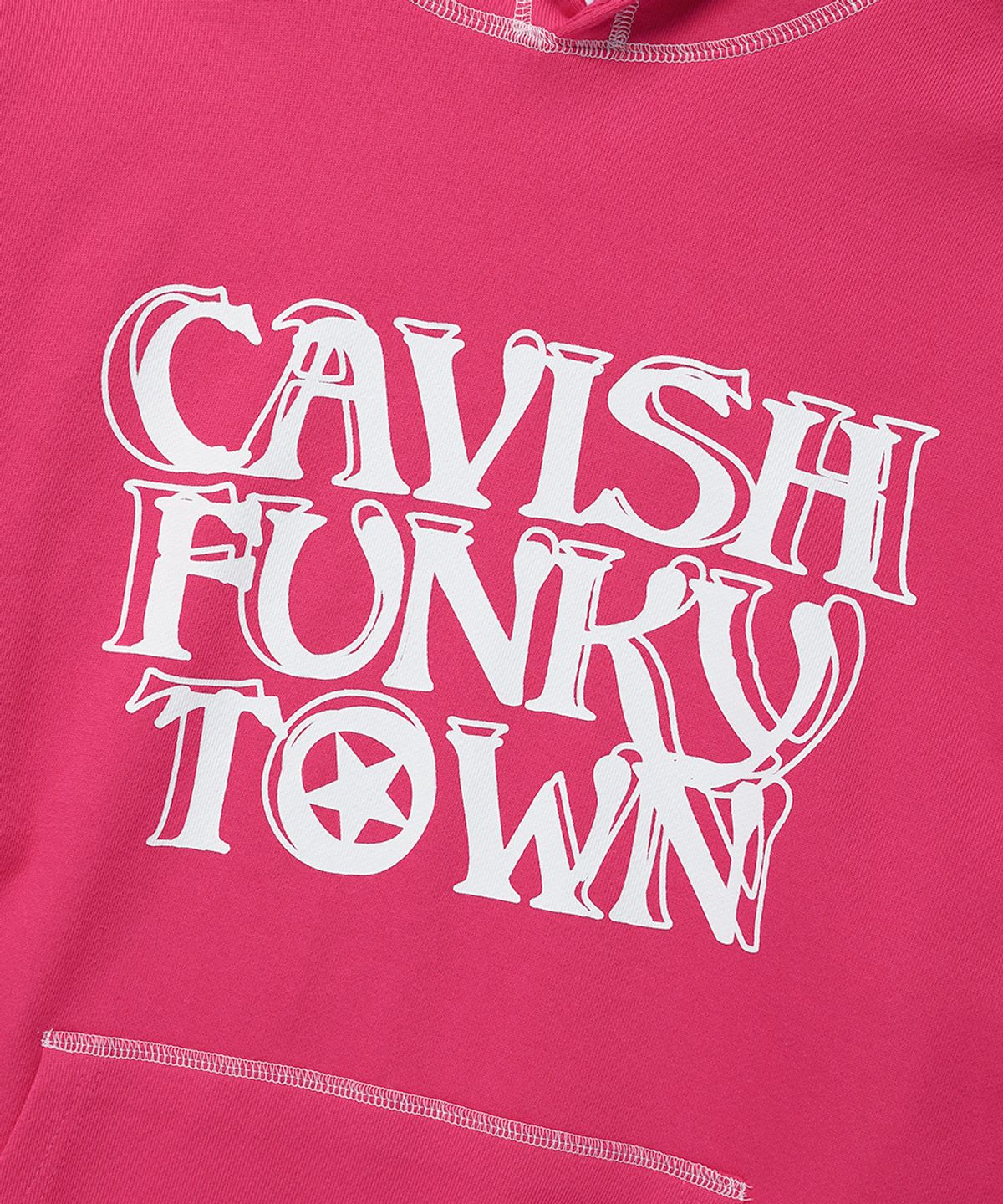카비시(CAVISH) CFT STITCH POINT HOODIE PINK(CV2DSUM404A)