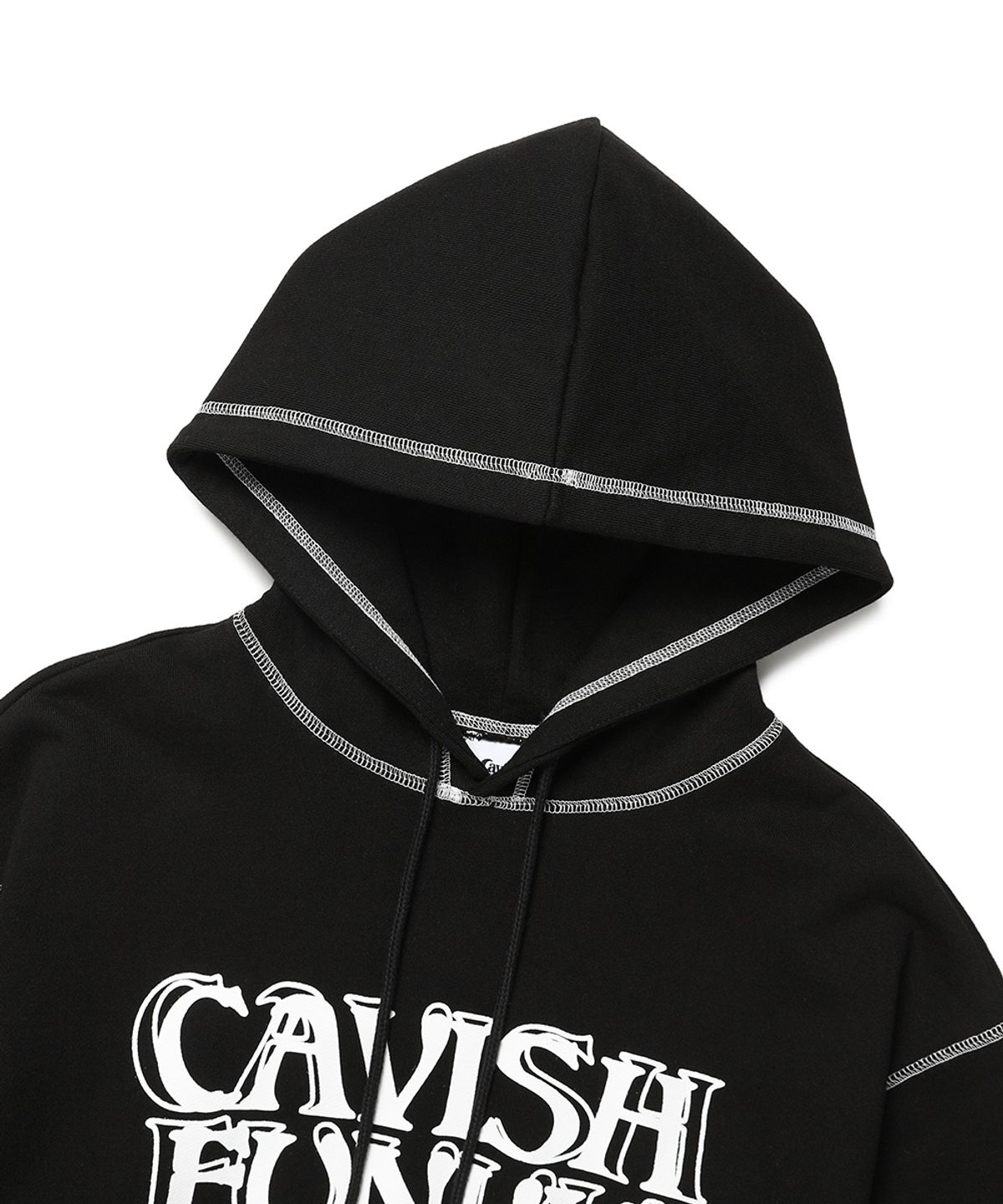 카비시(CAVISH) CFT STITCH POINT HOODIE BLACK(CV2DSUM404A)