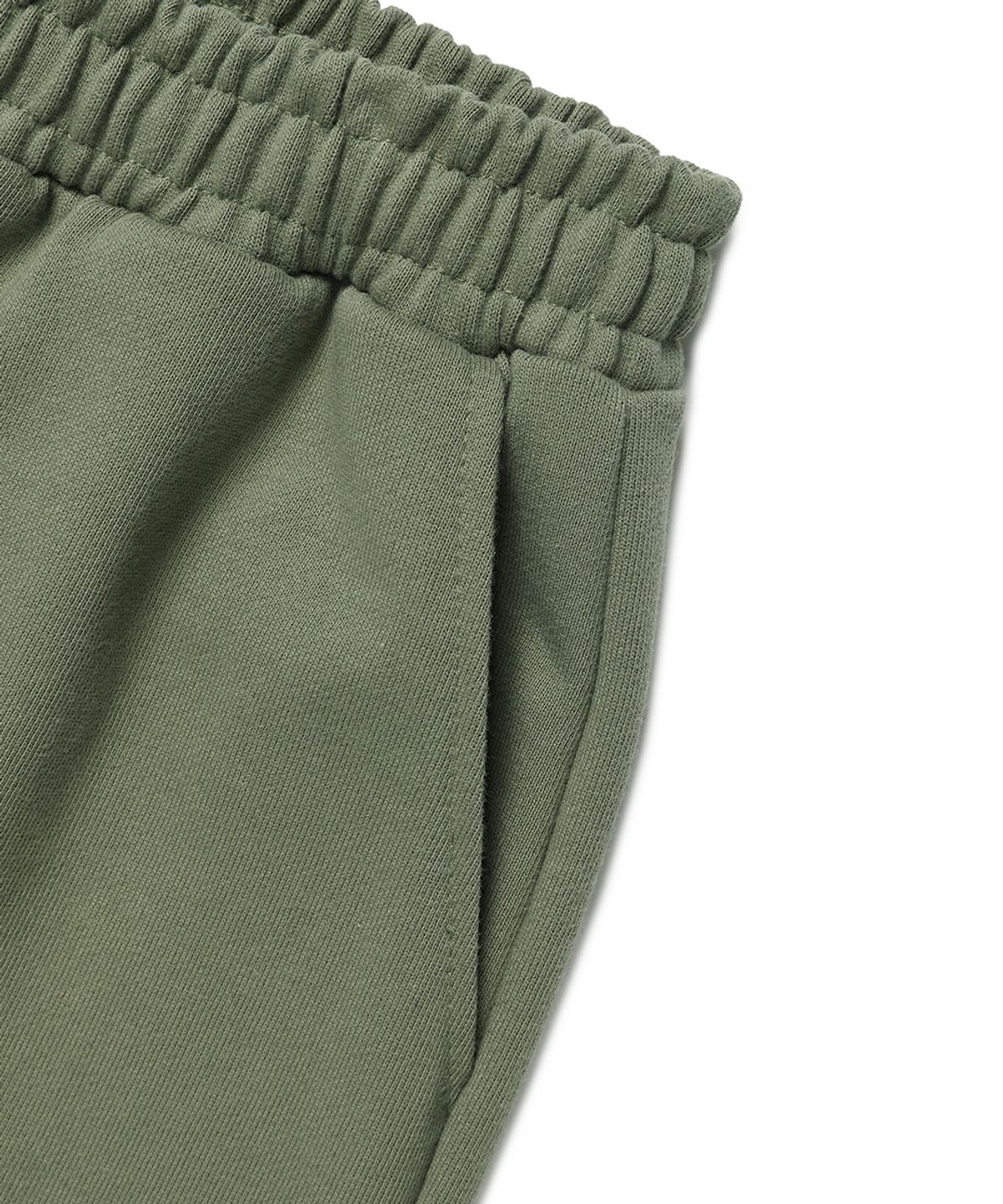 카비시(CAVISH) BIG SELLER LOGO SWEATPANTS OLIVE(CV2DSUPA00A)