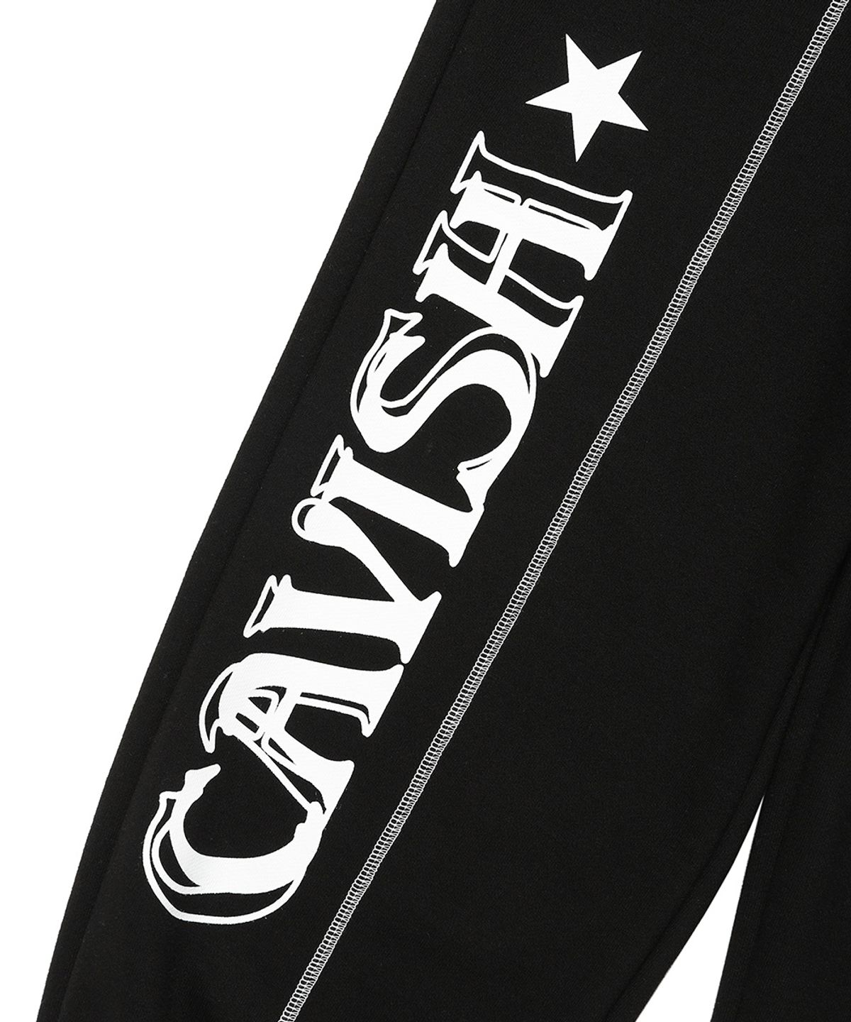 카비시(CAVISH) CFT STITCH POINT SWEATPANTS BLACK(CV2DSUPA03A)