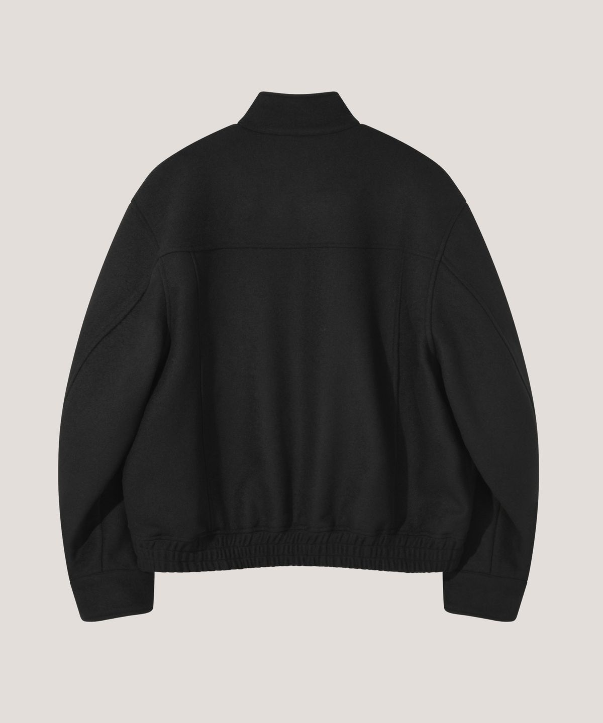 키뮤어(KIIMUIR) 울(WOOL) 헤링턴 자켓_블랙