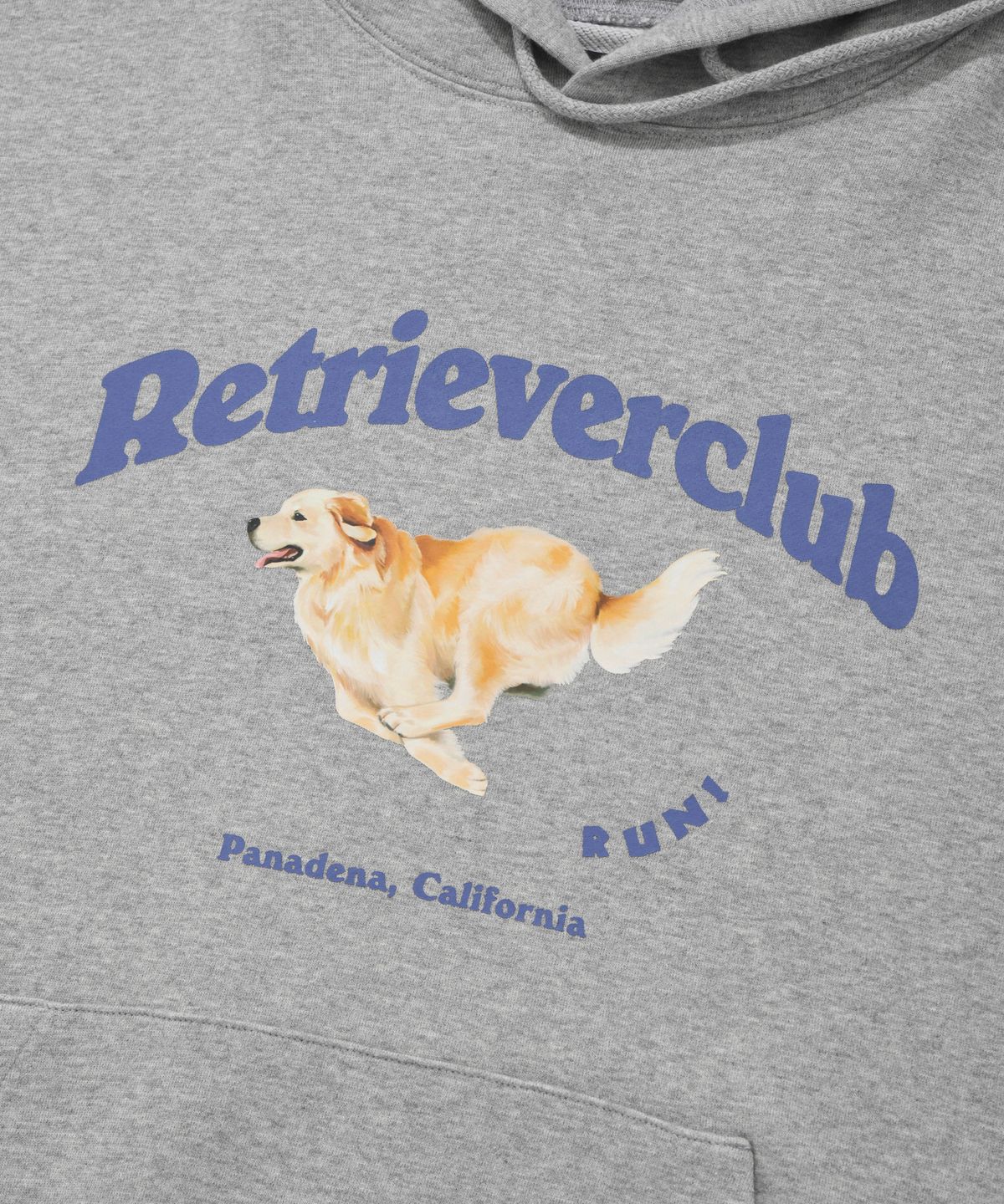 리트리버클럽(RETRIEVER CLUB) RUNNING RETRIEVER HOODIE [GRAY]