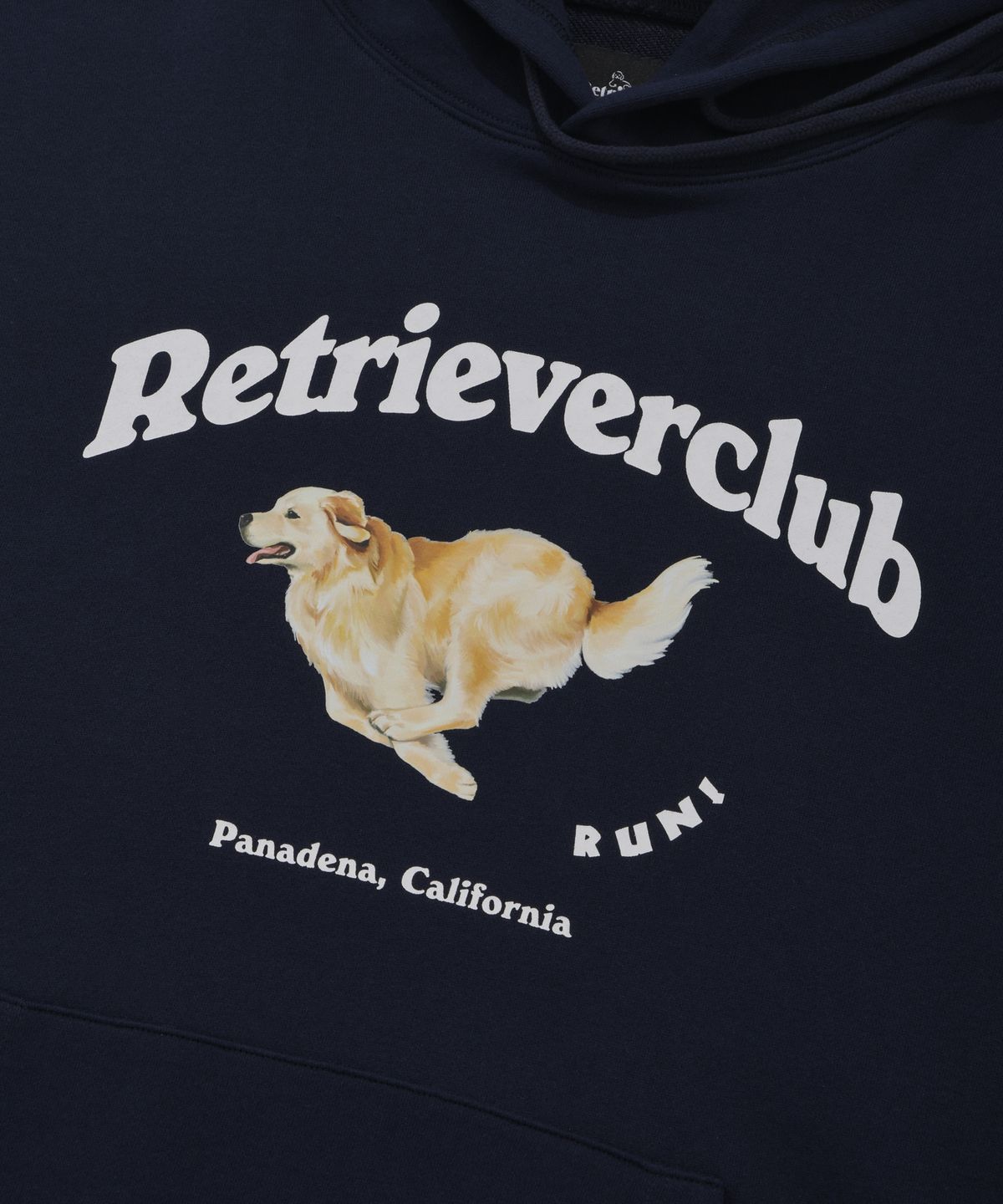 리트리버클럽(RETRIEVER CLUB) RUNNING RETRIEVER HOODIE [NAVY]