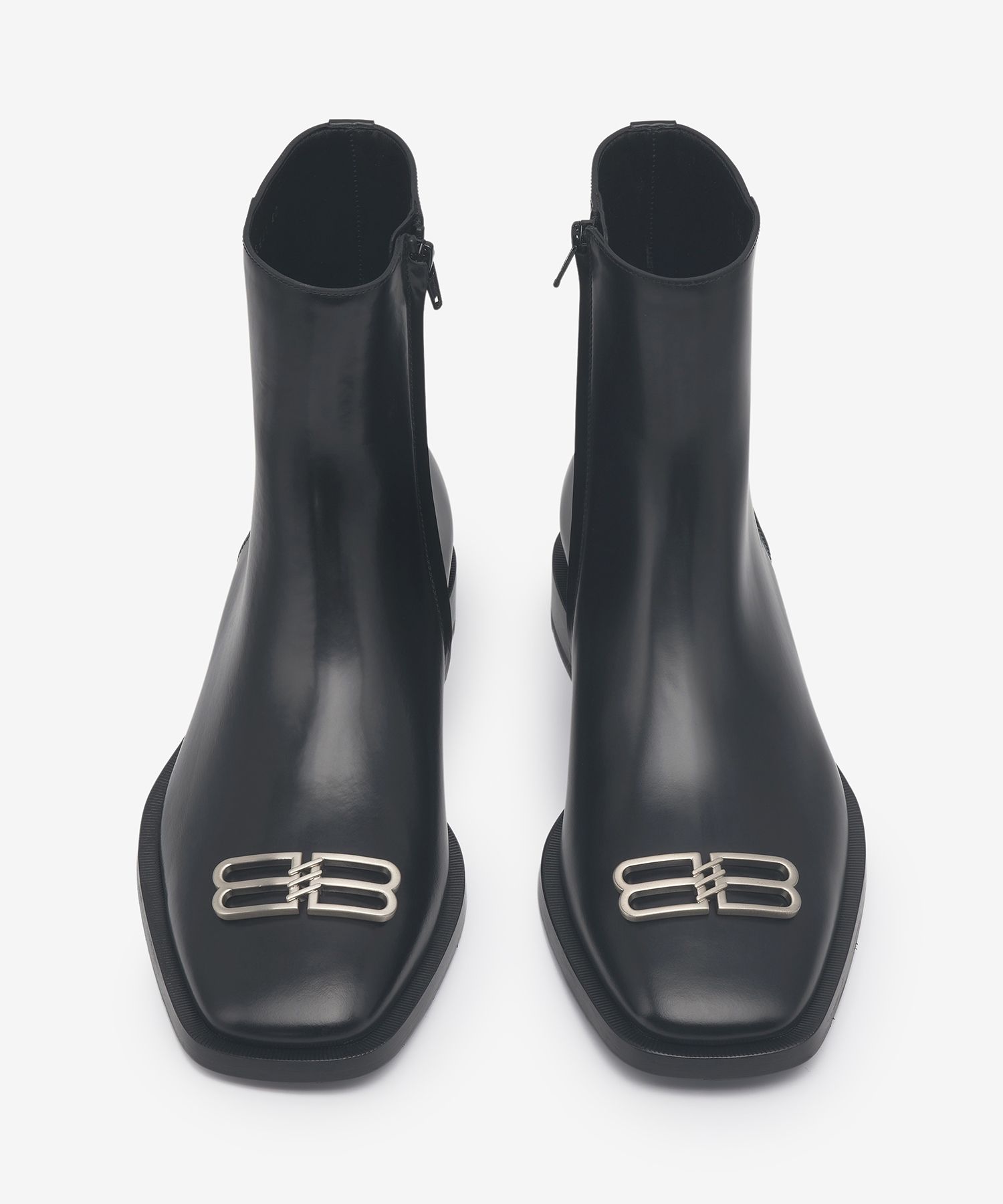 ブーツ *BALENCIAGA* BB l ankle boots black 712641WA8E11081 7126 MUSINSA | BALENCIAGA BB Metal Ankle Boots - Black