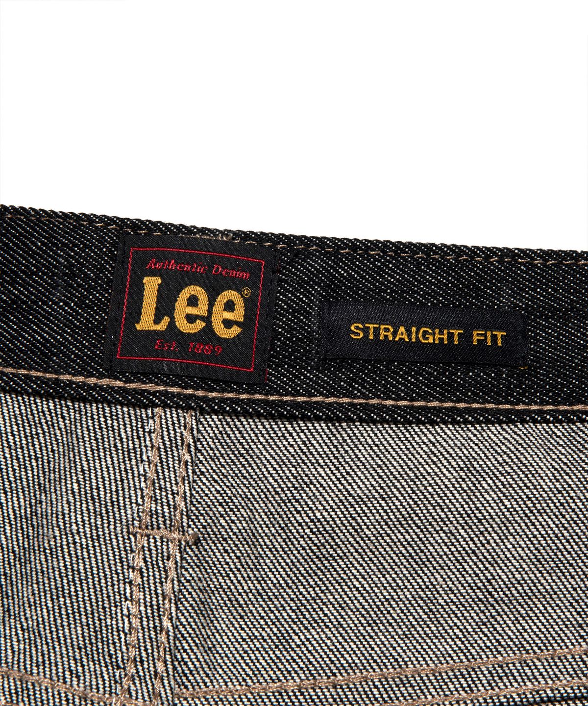 리(LEE) 맨 스트레이트핏 블랙 RAW 데님 팬츠 블랙