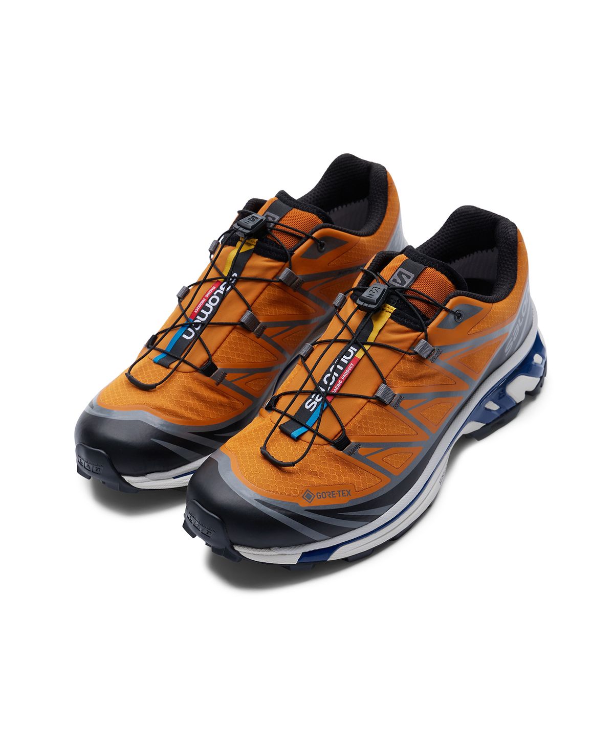 살로몬(SALOMON) XT-6 GTX - 유틸리티 마멀레이드:블랙:네이비 / L41750100