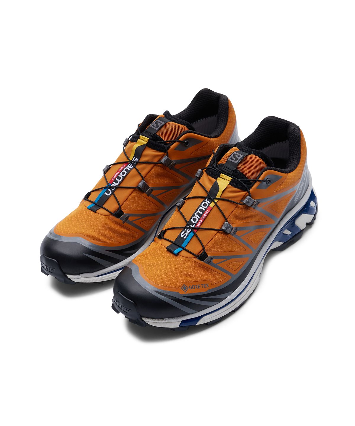 살로몬(SALOMON) XT-6 GTX - 유틸리티 마멀레이드:블랙:네이비 / L41750100