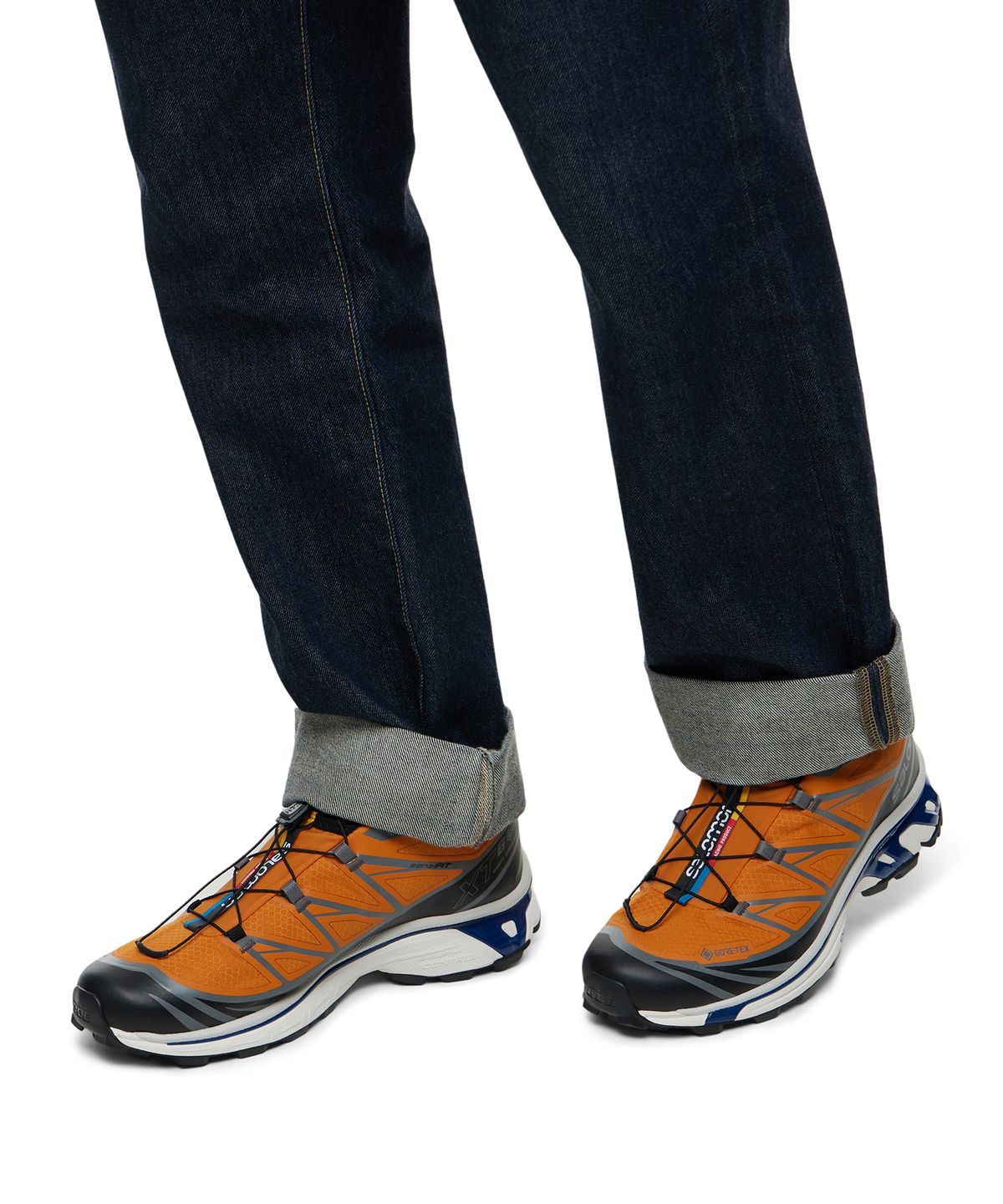 살로몬(SALOMON) XT-6 GTX - 유틸리티 마멀레이드:블랙:네이비 / L41750100