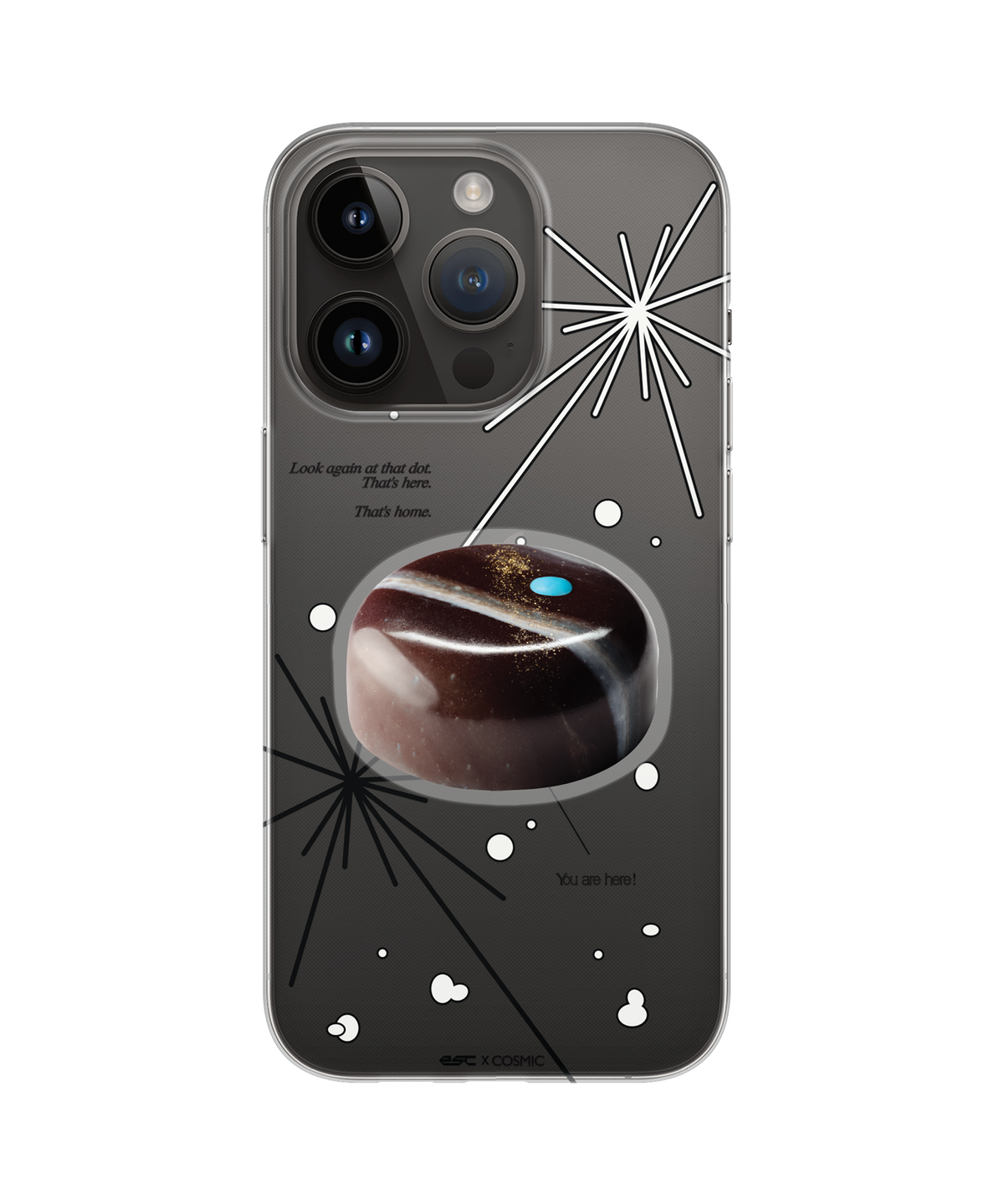 코즈믹아카이브(COSMIC ARCHIVE) [COSMIC X ESC] Pale blue dot  cake acrylic tok