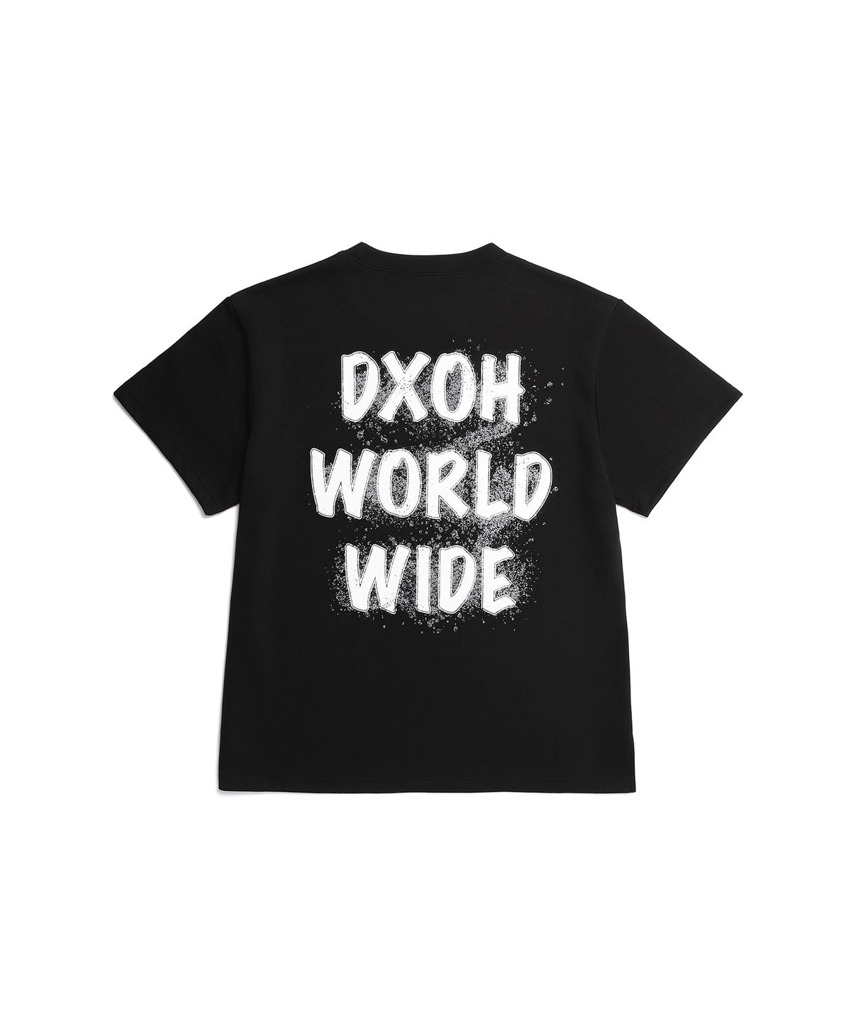 디쏘에이치(D.XO.H) 월드와이드 티셔츠 블랙