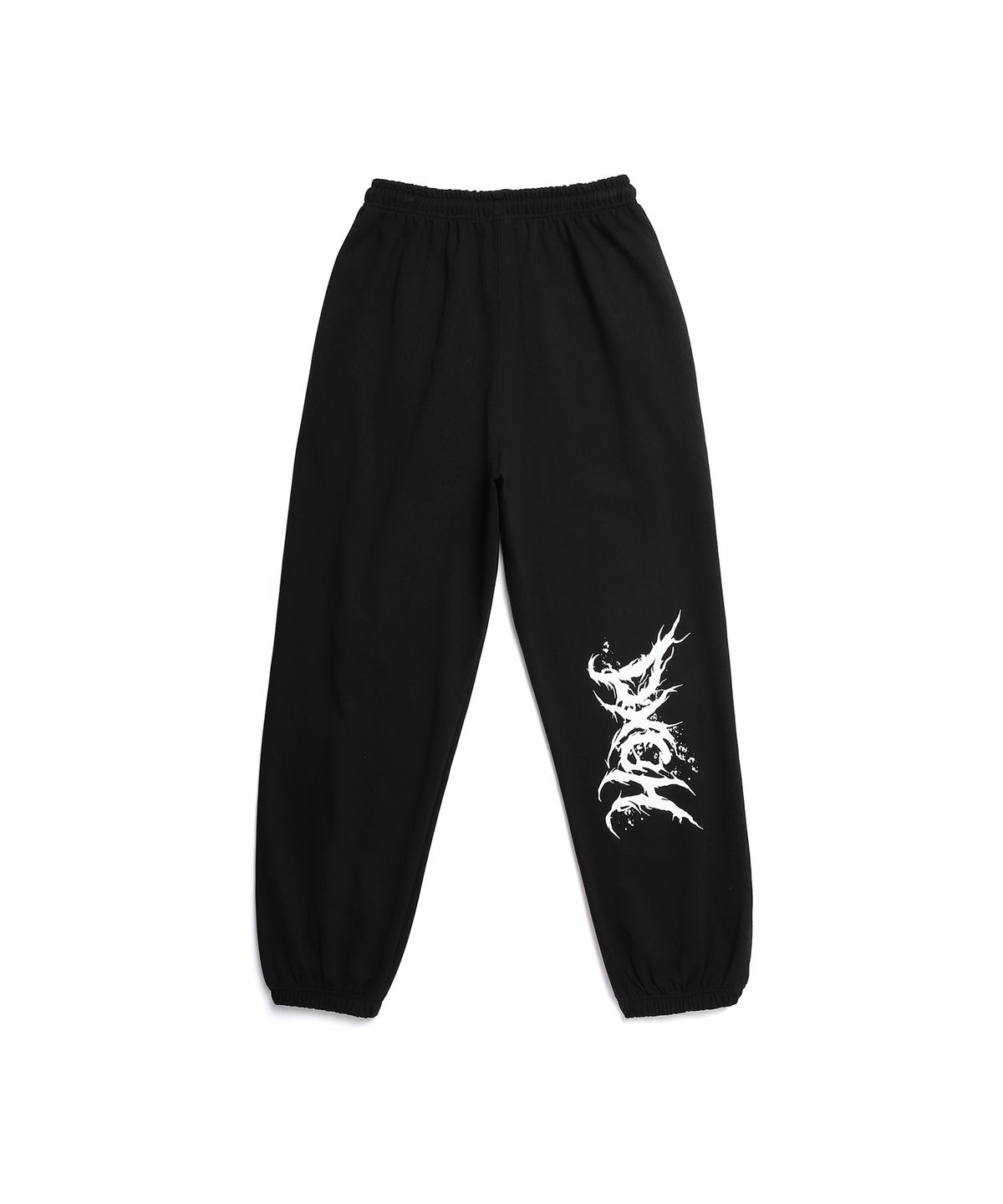 디쏘에이치(D.XO.H) 봄여름용 백 스트릿 로고 롱 와이드 팬츠 블랙