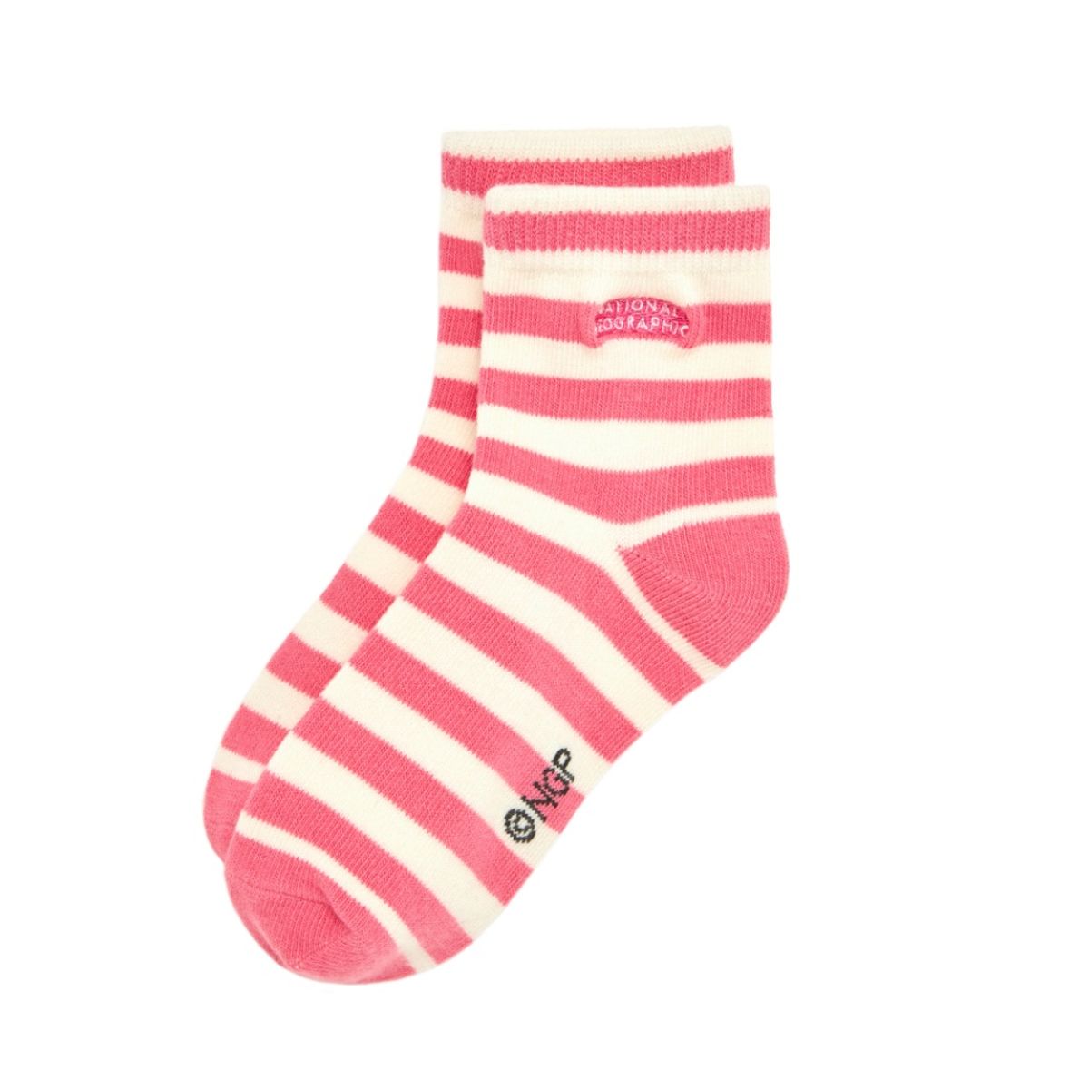 내셔널지오그래픽 키즈(NATIONAL GEOGRAPHIC KIDS) K235KSO020 자수미들삭스 PINK