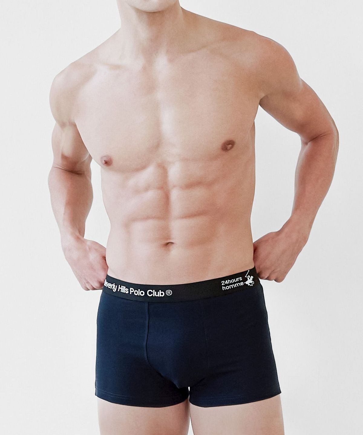 시글락(ZIKLAG) BH 맨즈 24/7 로고 코튼스판 프리 드로즈 4PACK