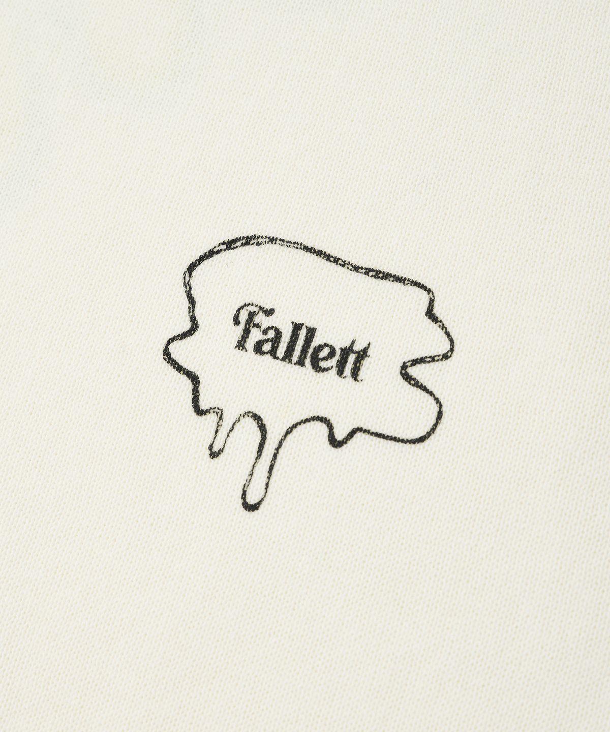 팔렛(FALLETT) [FallettXLee] 플라워 반팔 니트 아이보리