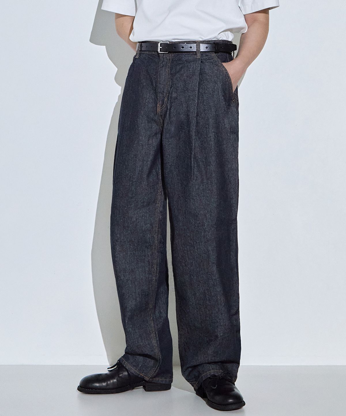 오더아카이브(ORDER ARCHIVE) One Pintuck wide 04 - Non fade raw