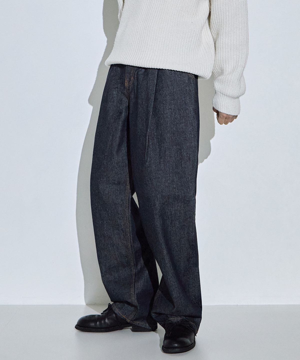 오더아카이브(ORDER ARCHIVE) One Pintuck wide 04 - Non fade raw
