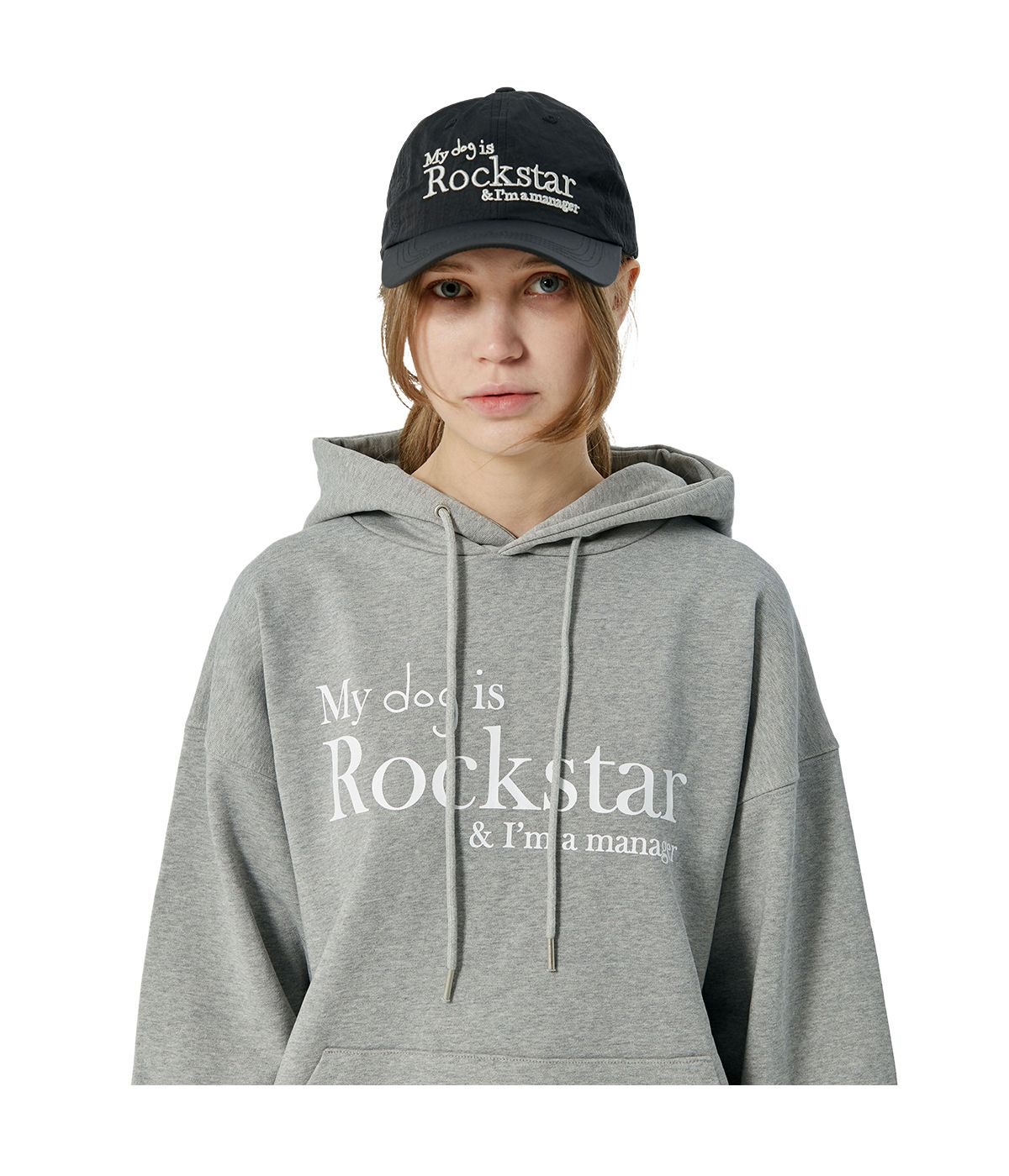 조거쉬(JOEGUSH) Rockstar dog Nylon cap (Black)