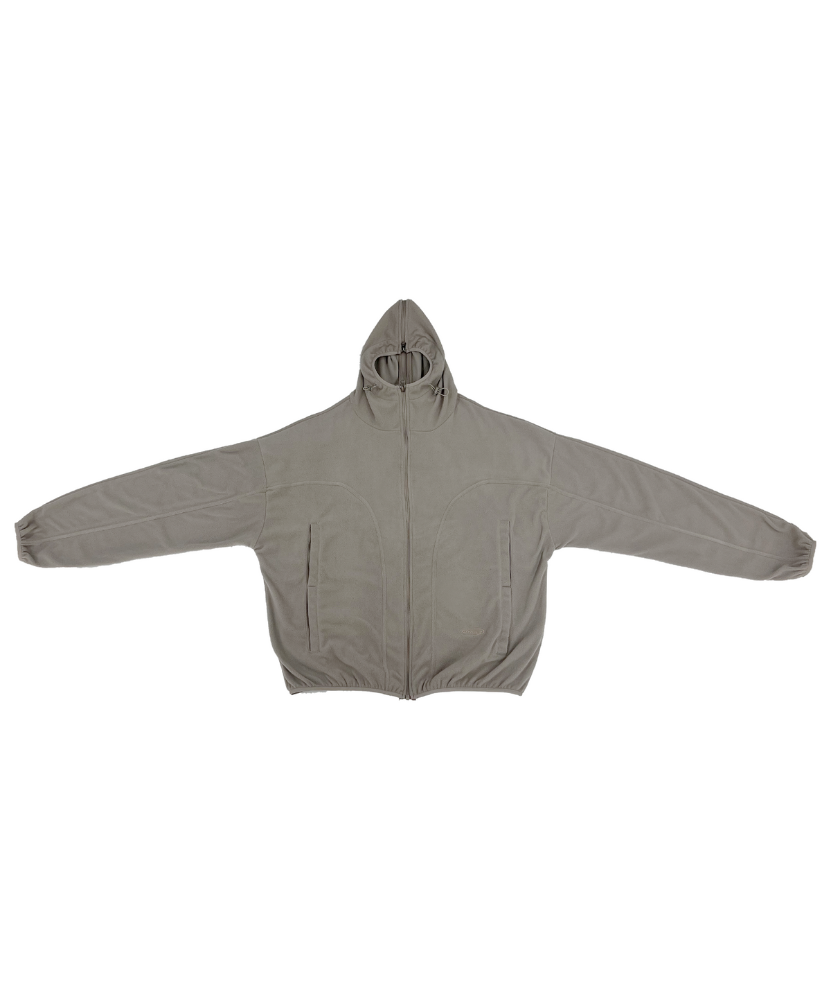 그레일즈(GRAILZ) GEOMETRY SPLIT ZIP HOODIE [TAN]