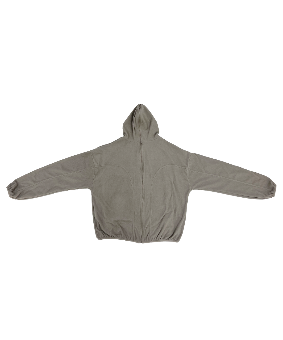 그레일즈(GRAILZ) GEOMETRY SPLIT ZIP HOODIE [TAN]
