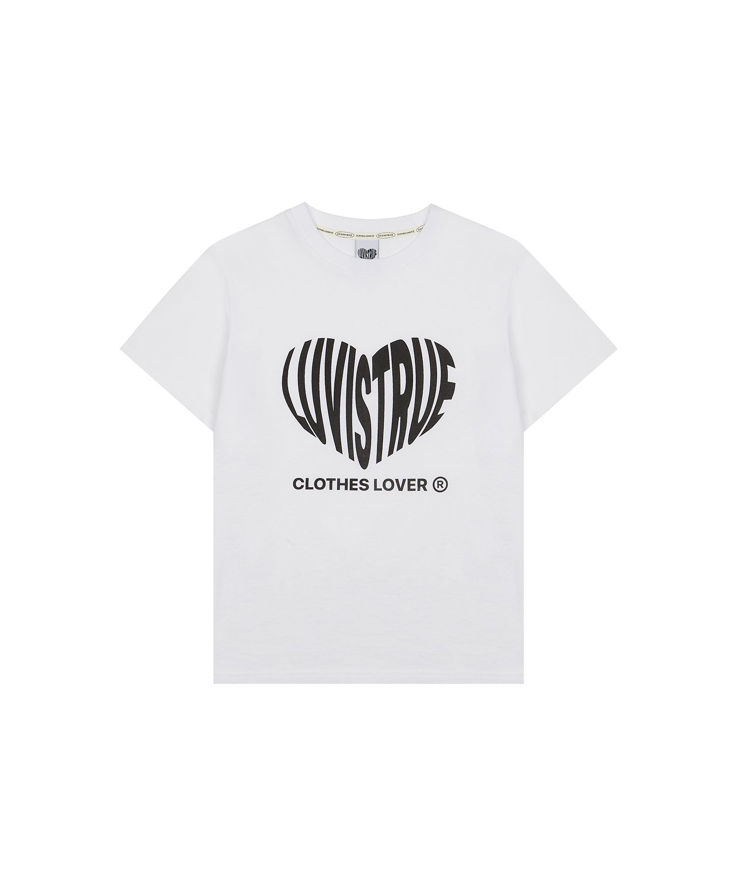 [LUV IS TRUE]★RC L LOGO SUNGRIP TEE MUSINSA | LUV IS TRUE SU HEART LOGO T-Shirt_White