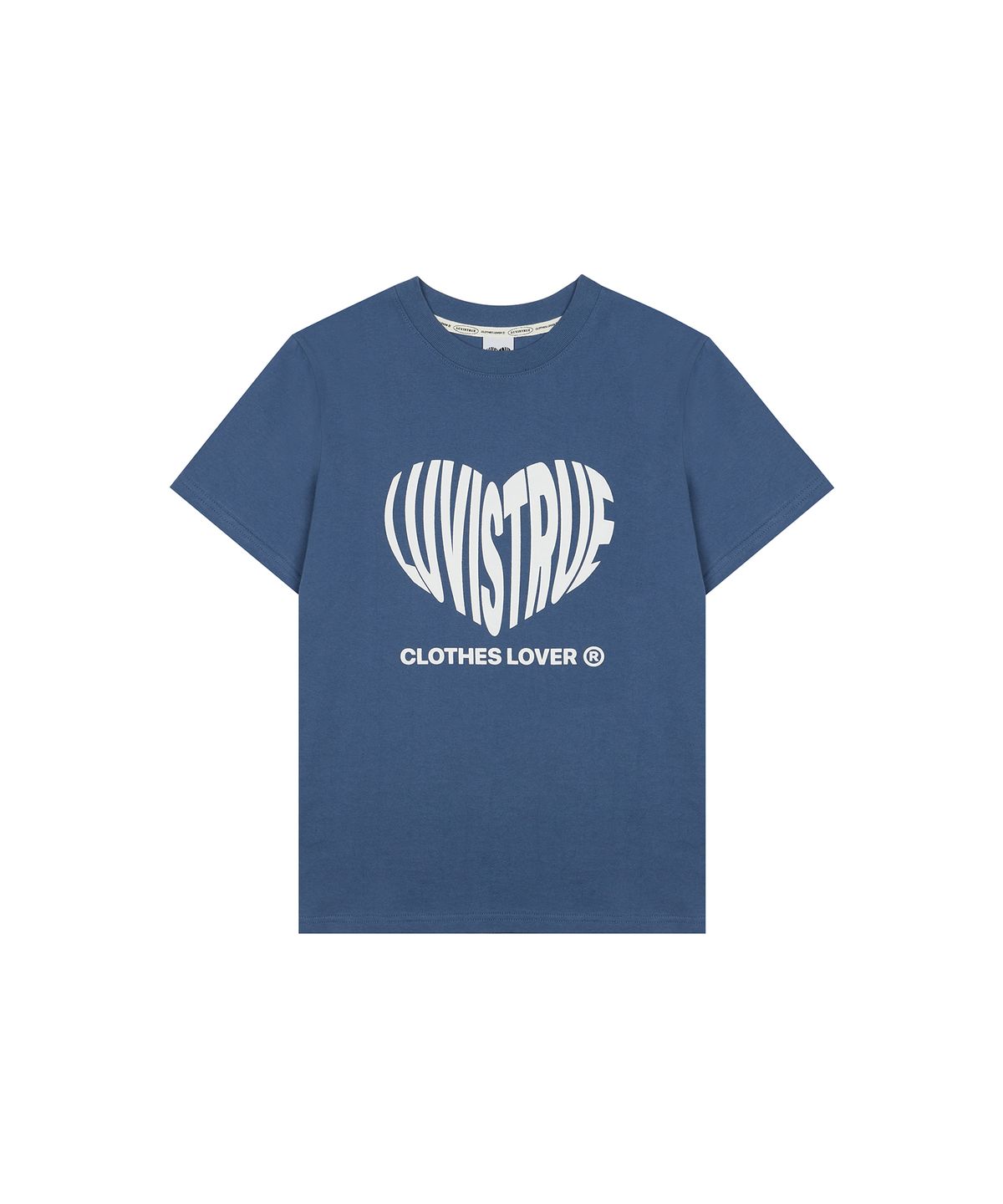 러브이즈트루(LUVISTRUE) SU HEART LOGO TEE(2COLOR)